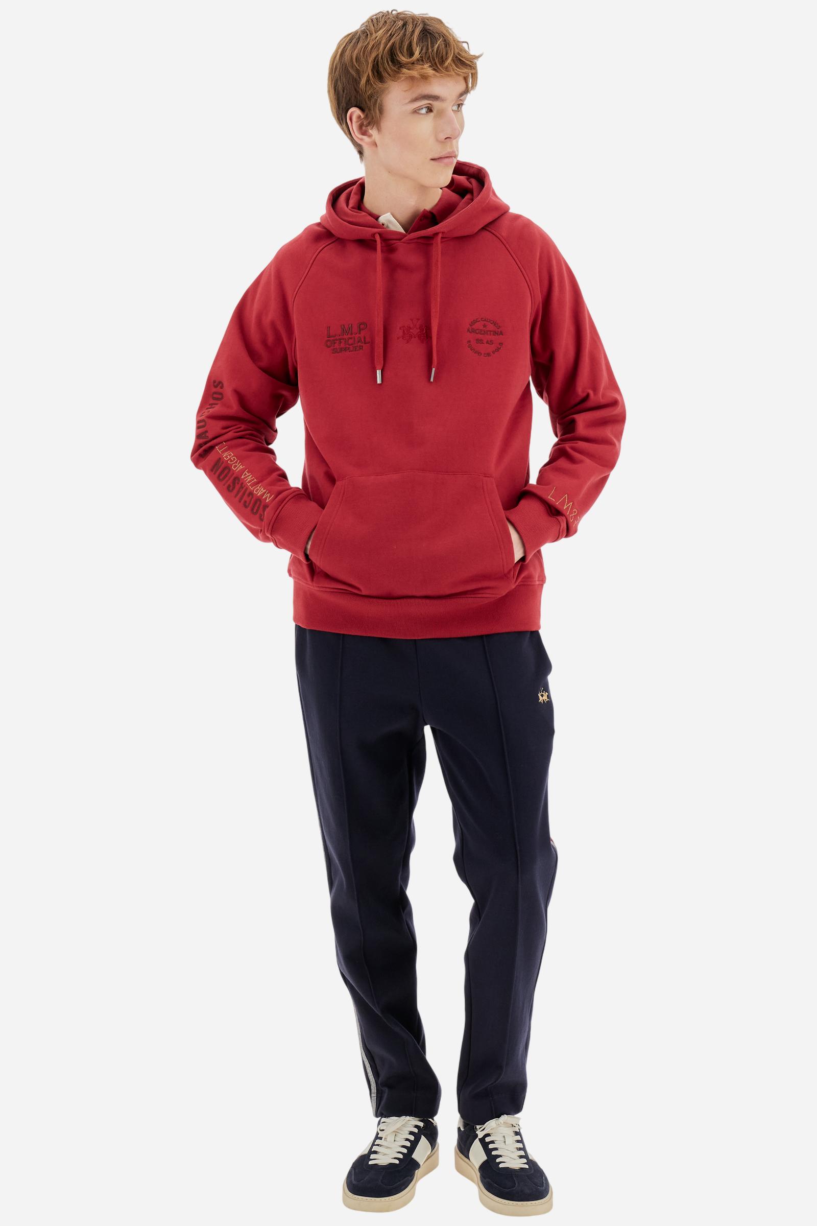 Hoodie in french terry - Buck