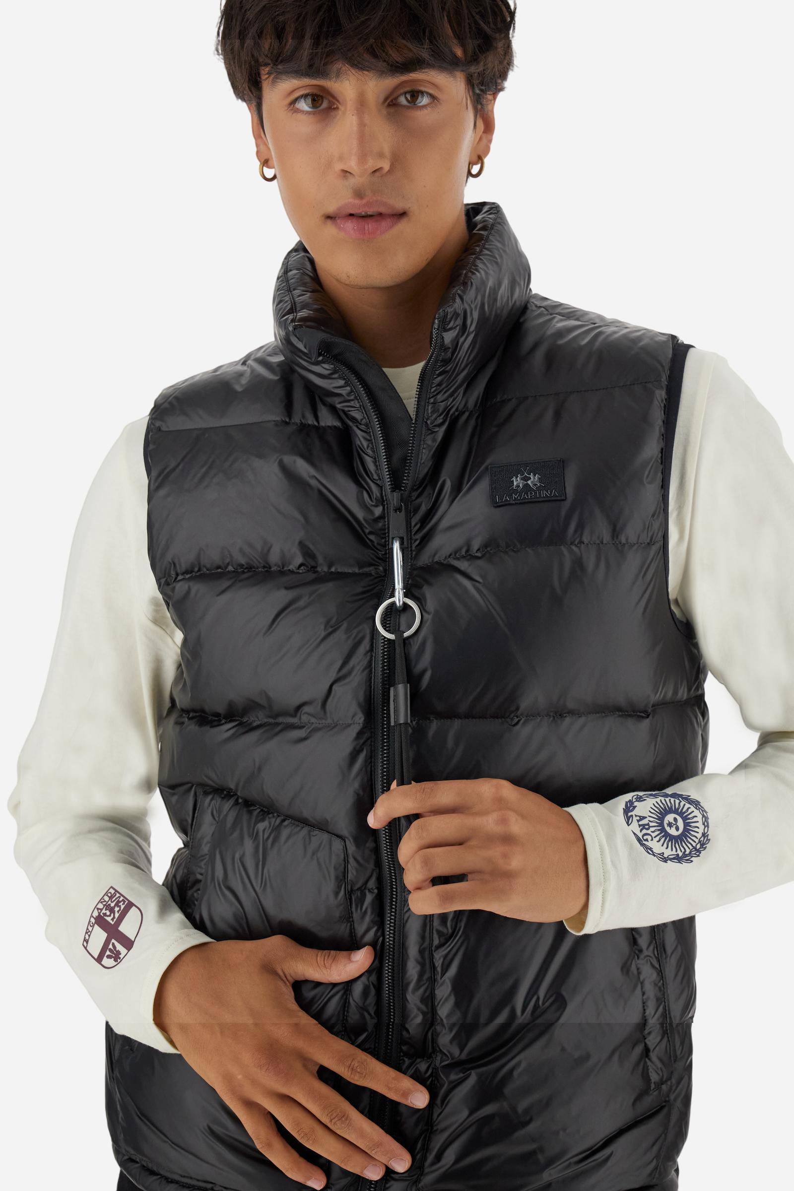 Men’s padded vest in iridescent nylon - Baldric