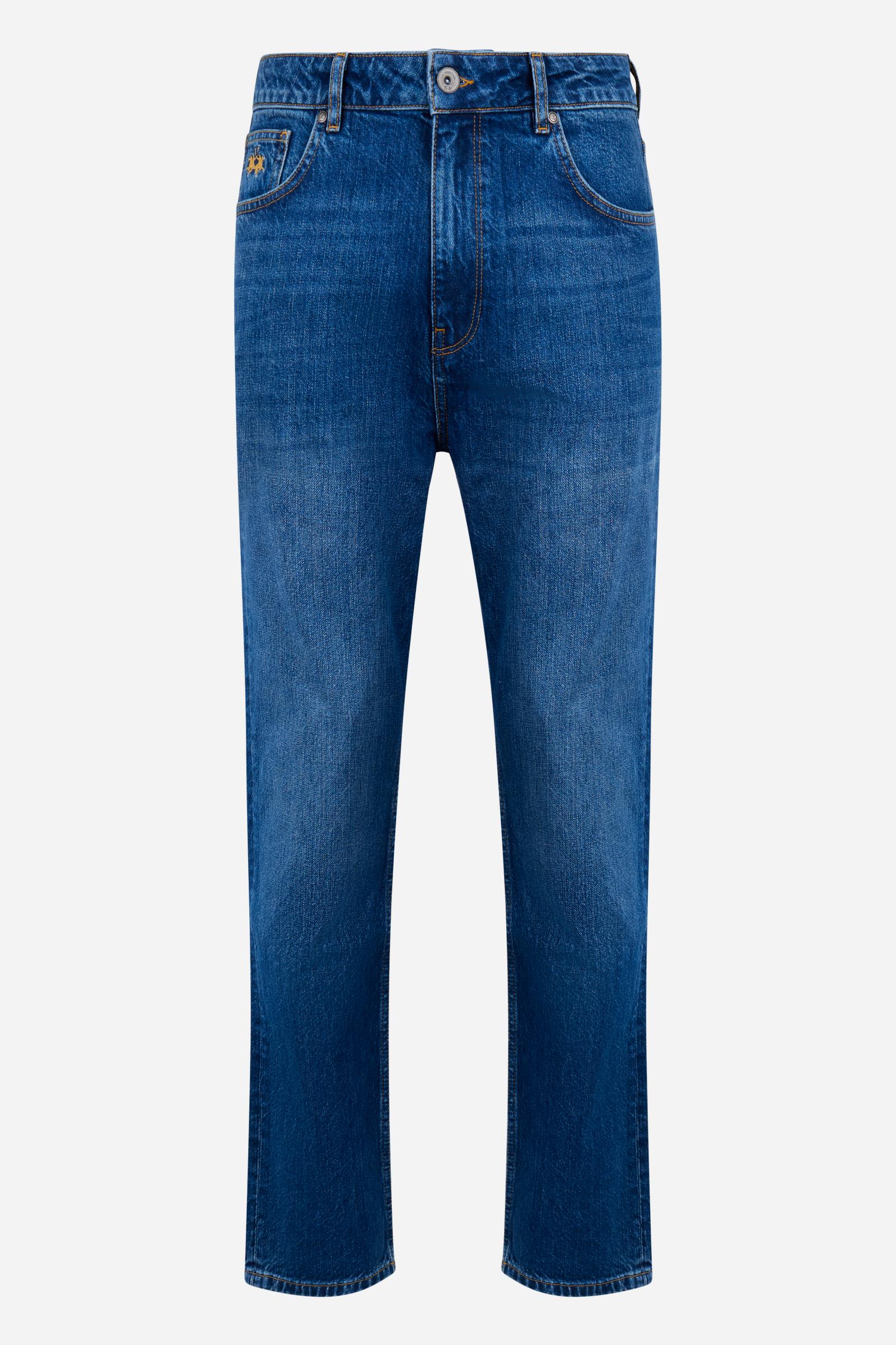 Jeans Herren Regular Fit aus Dark Indigo Denim - Connell