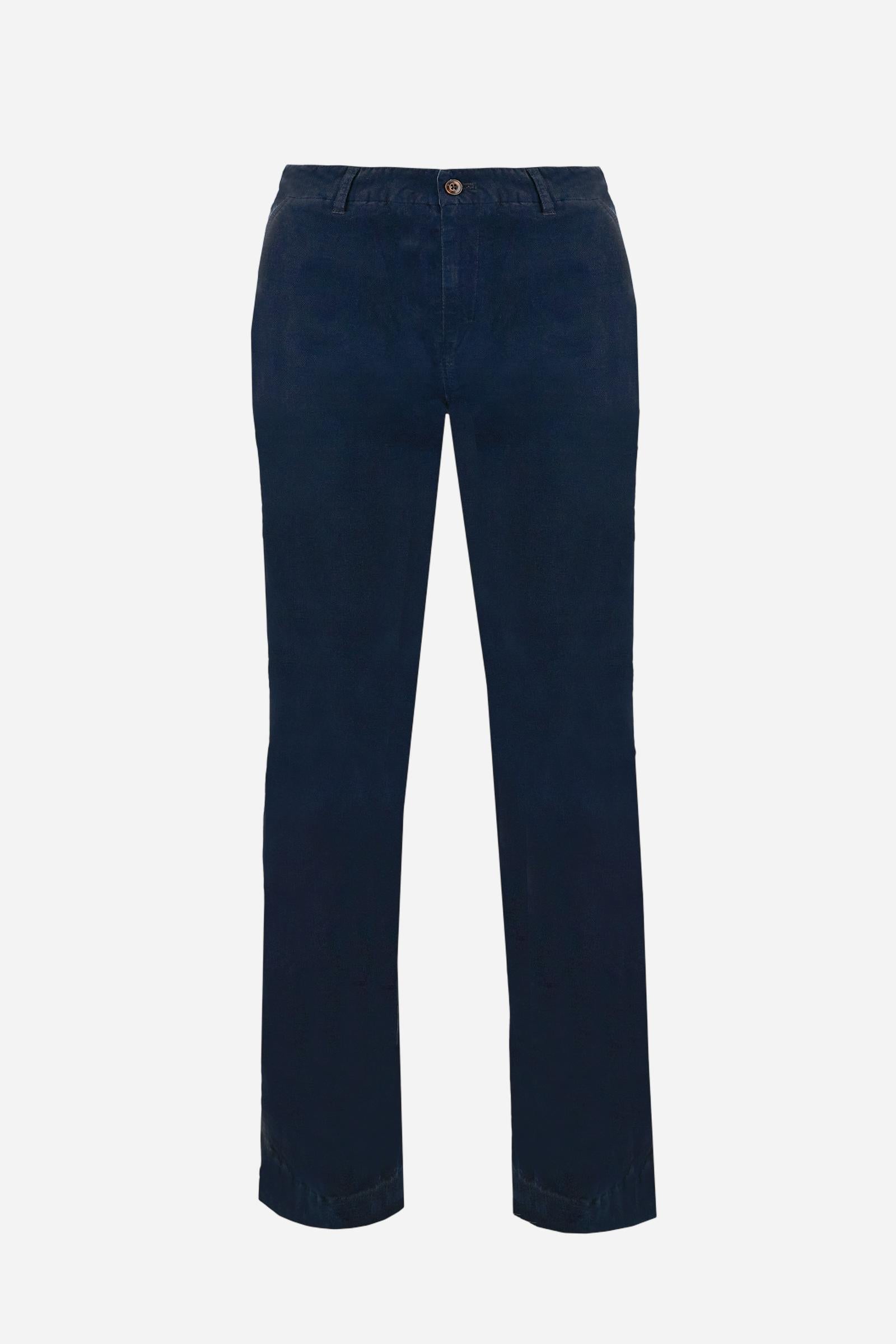 Men's smooth corduroy chino trousers - Brandon – La Martina