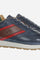 Men's sneaker with mixed leather and handcrafted stitching - San Telmo