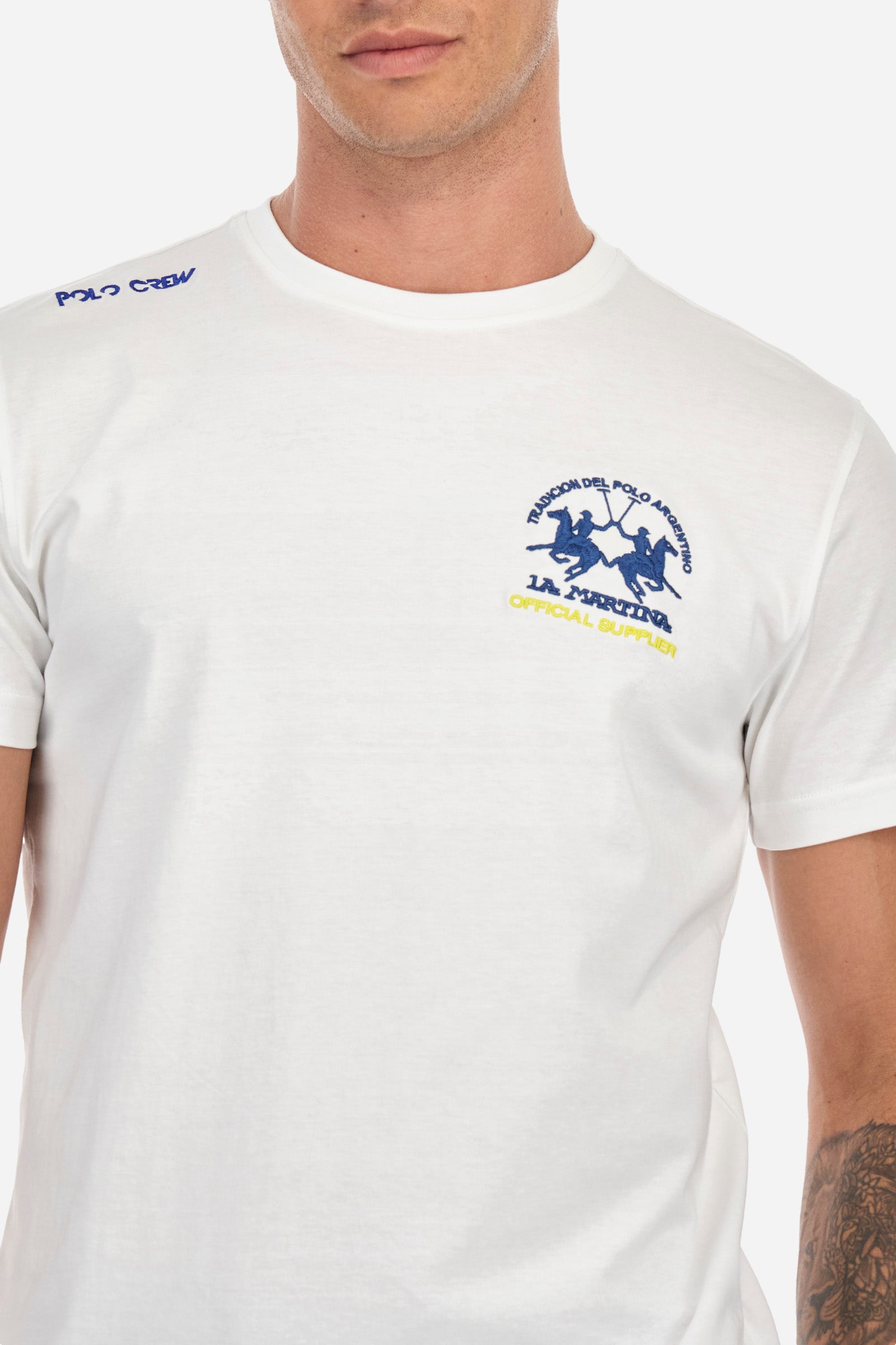 Team T-shirt with embroidery and back print - Arata