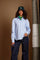Women's striped cotton oxford shirt - Dolores