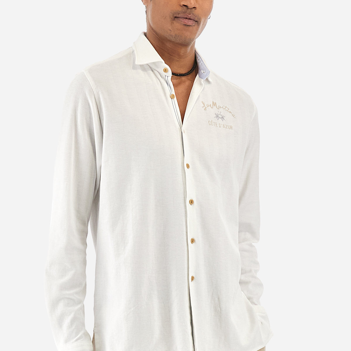 Regular-fit patterned shirt in jersey cotton - Innocent | La Martina