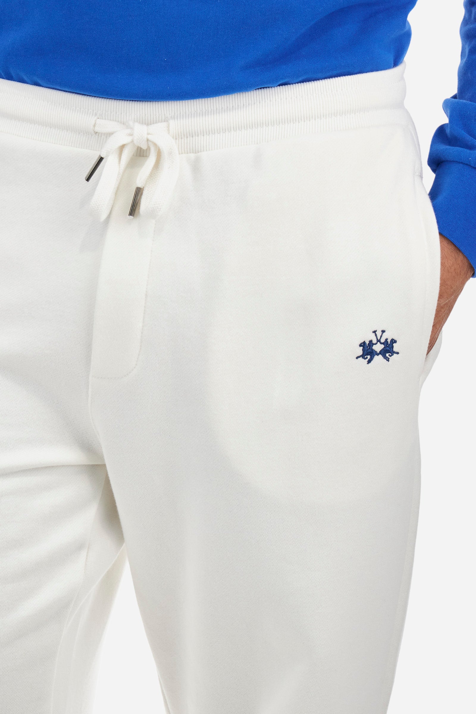 White jogging bottoms sale