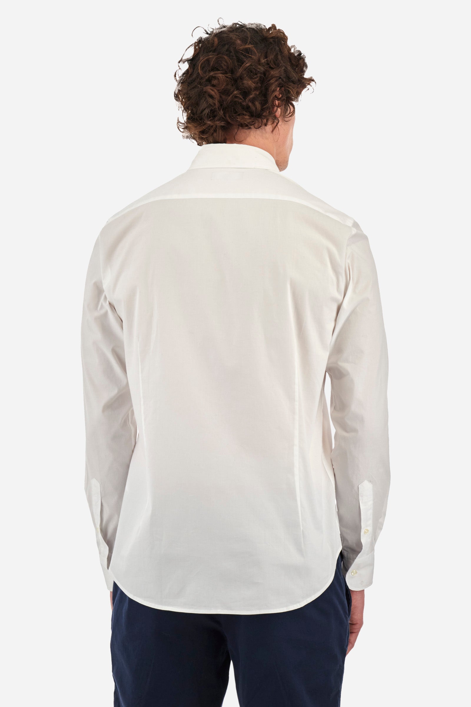 Men's regular-fit cotton shirt