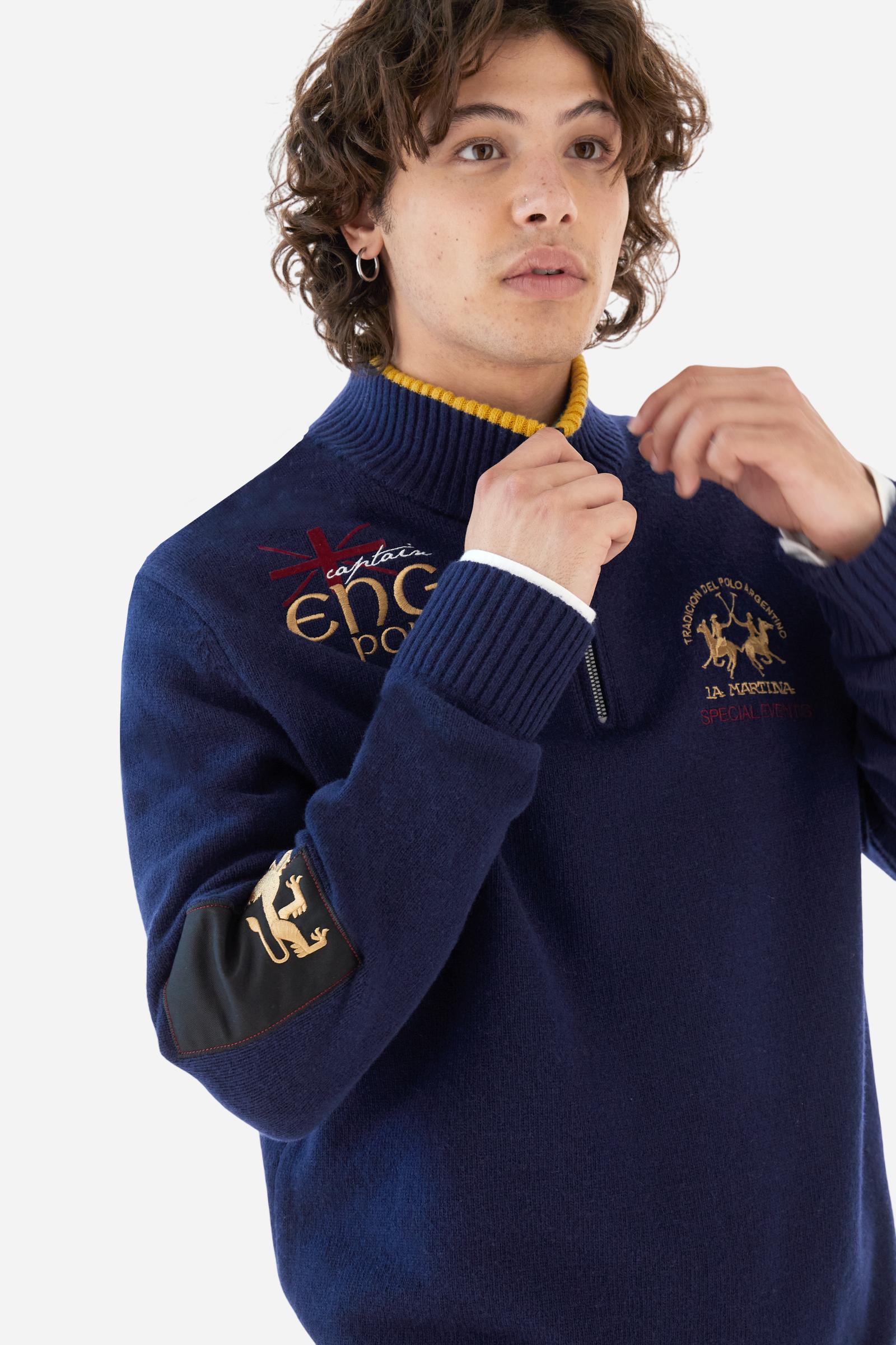 Jersey hombre media cremallera lambswool Special Event - Burton