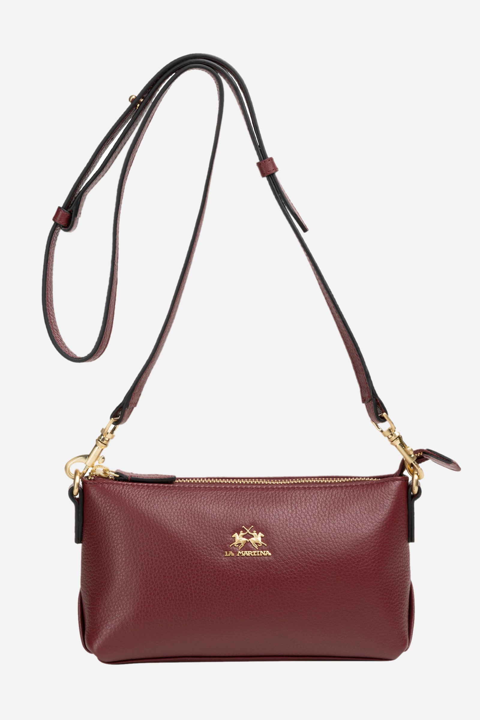 Women's leather shoulder bag - Virginia