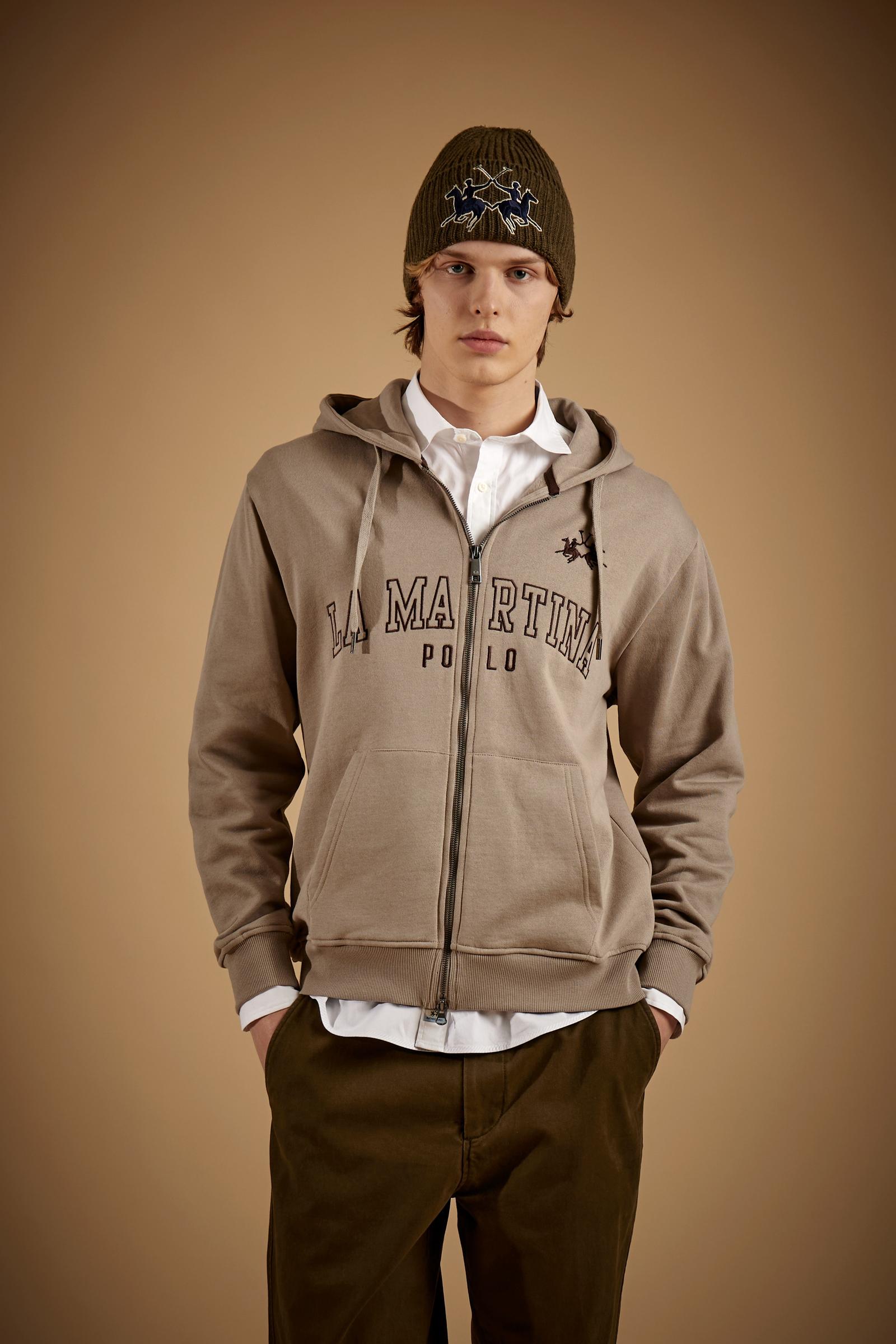 Herren-Kapuzenpullover aus Baumwolle La Martina Polo - Danio