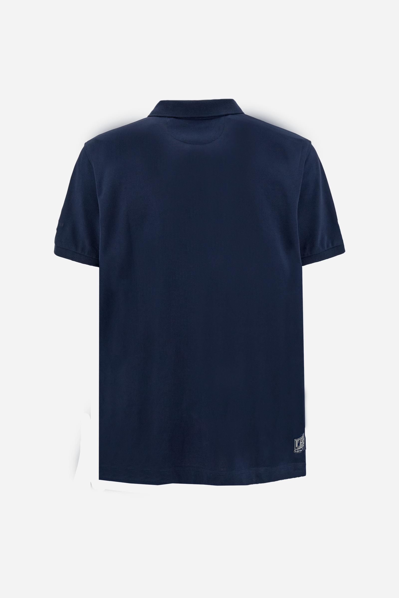 Men’s short-sleeve piqué polo Nations collection - Charo