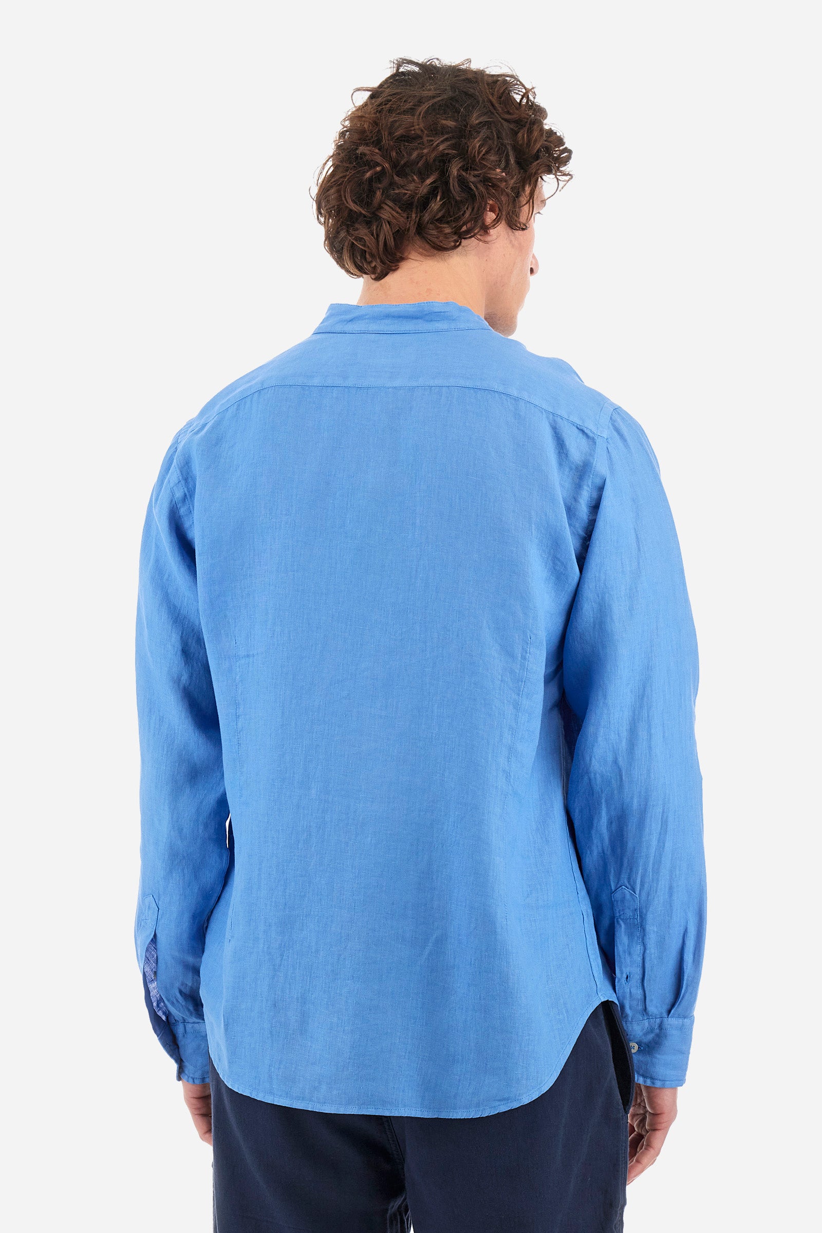 Camicia regular fit in lino - Yasr