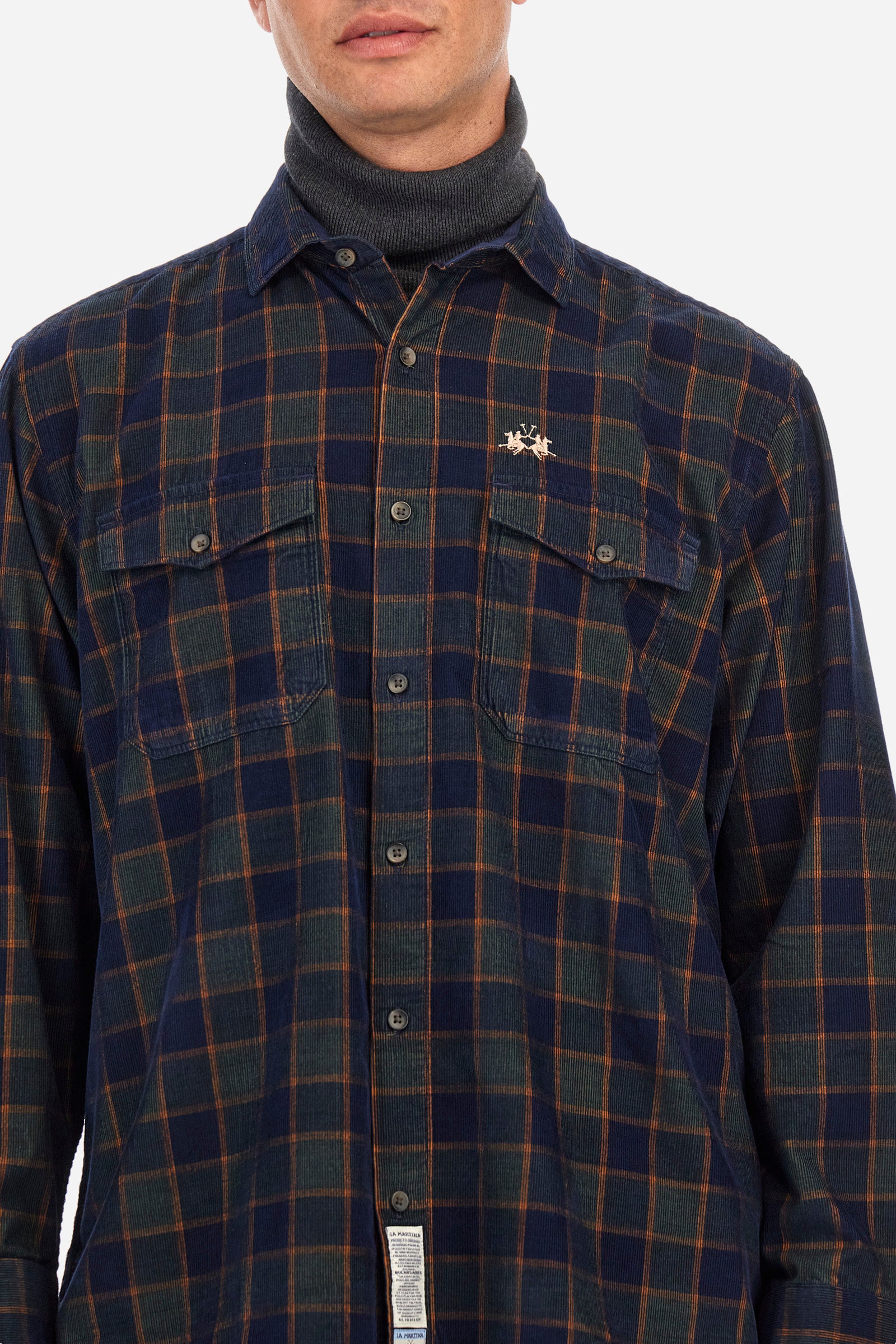 Oversized checked cotton shirt - Taron