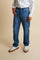 Jean homme en denim délavage moyen coupe regular en coton – Carl
