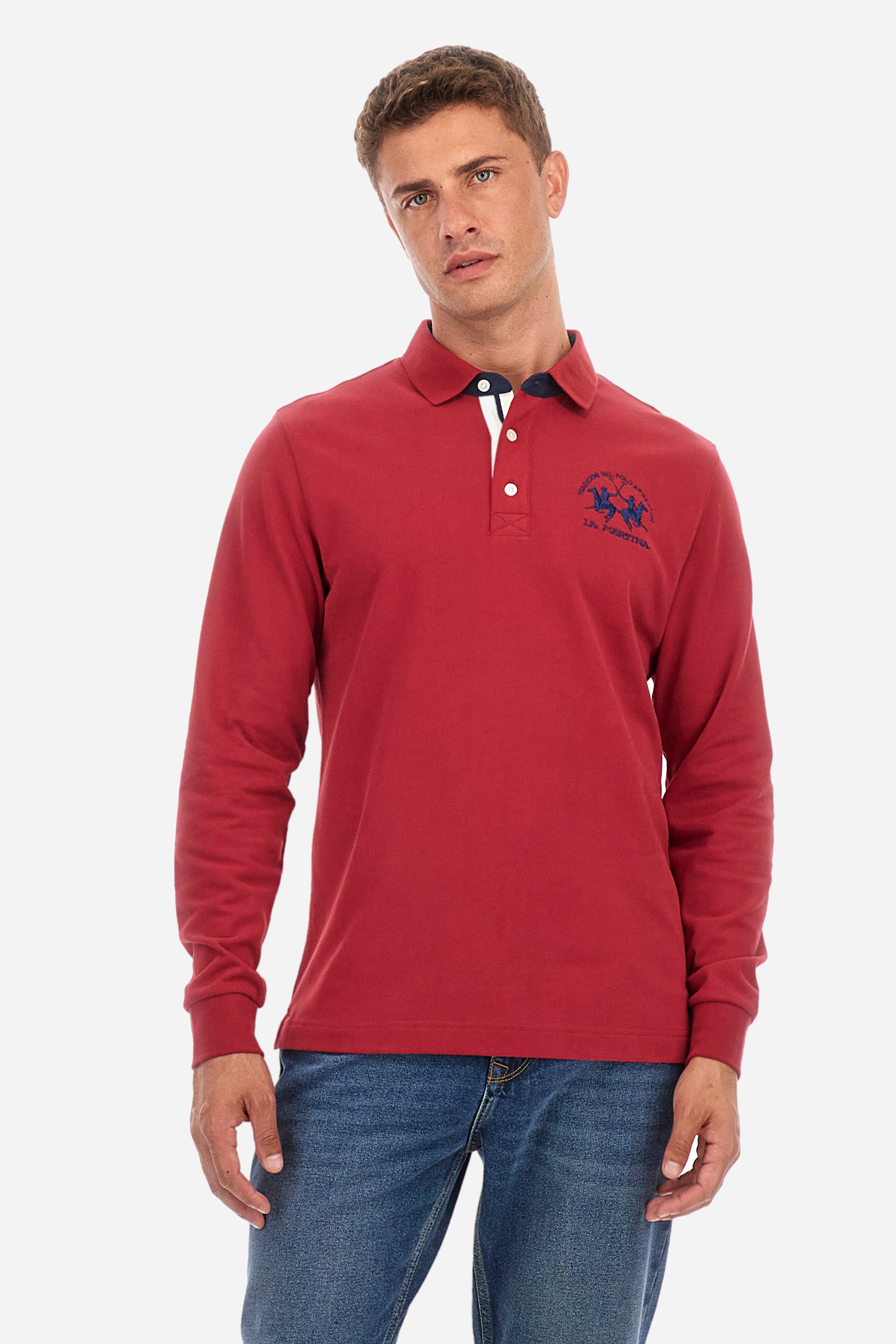 Regular-fit polo shirt in cotton - Clinton