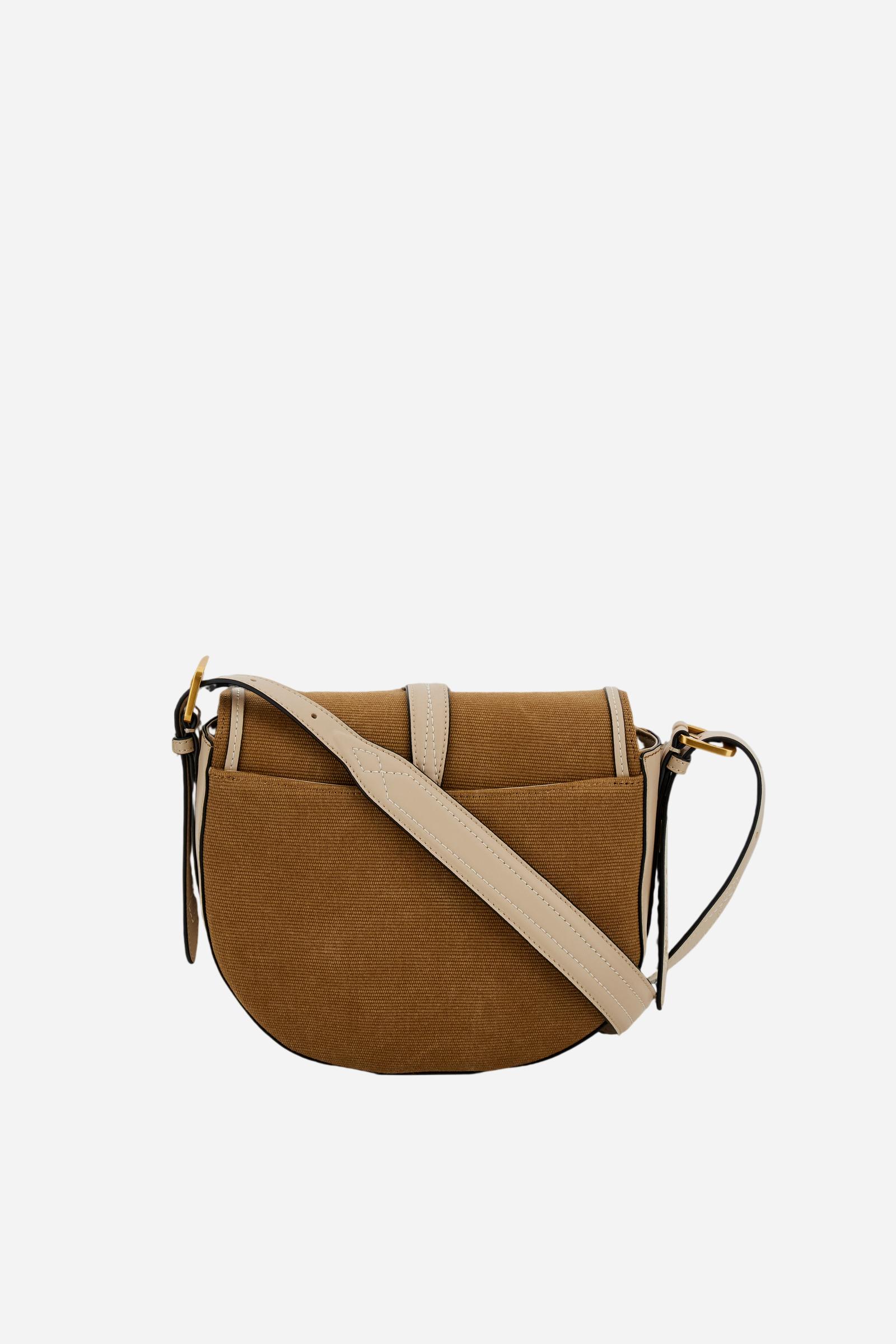 Women’s washed canvas crossbody bag – Cross Body Medium
