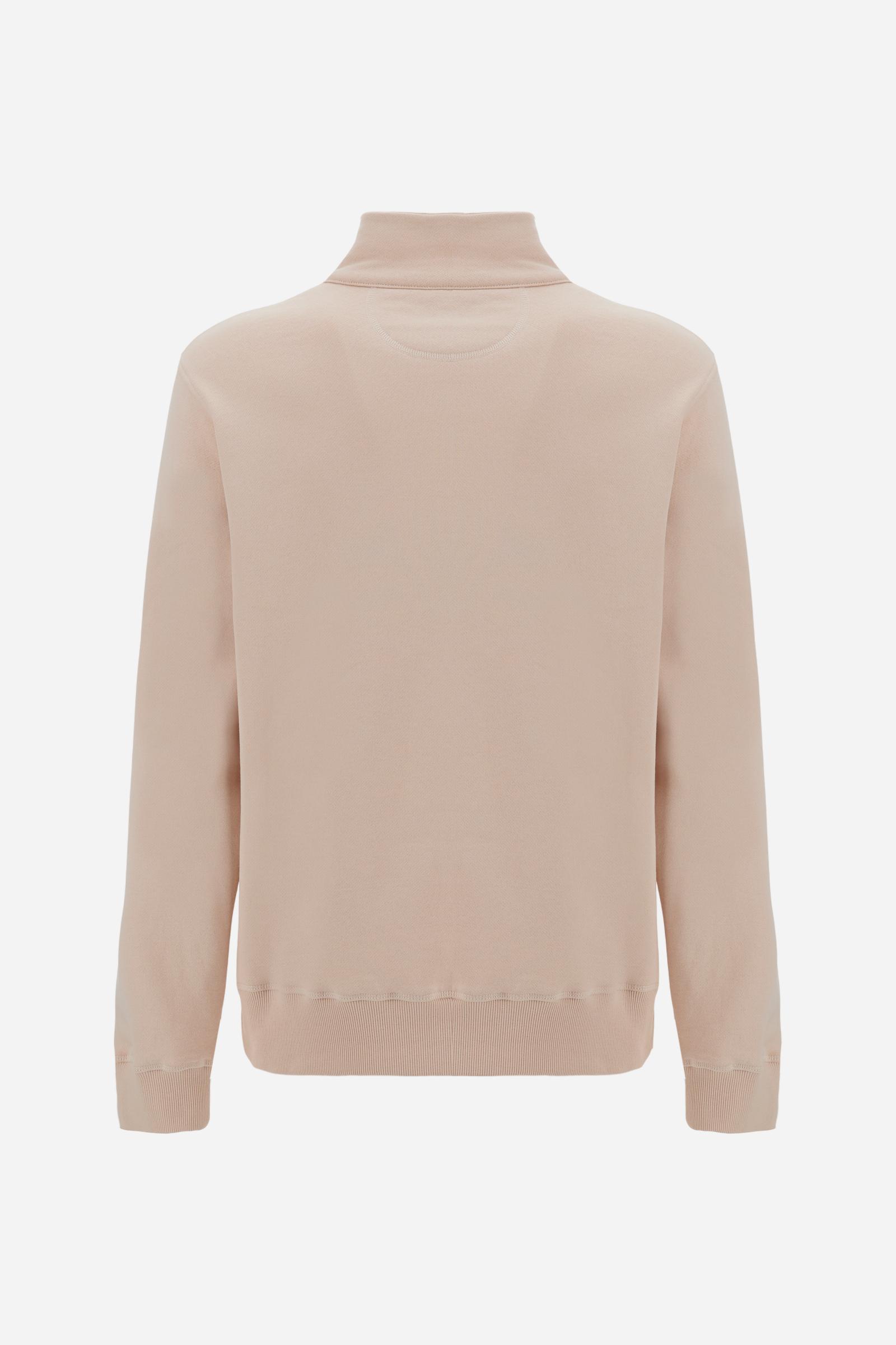 Sweatshirt homme demi-zip en French Terry - Damian