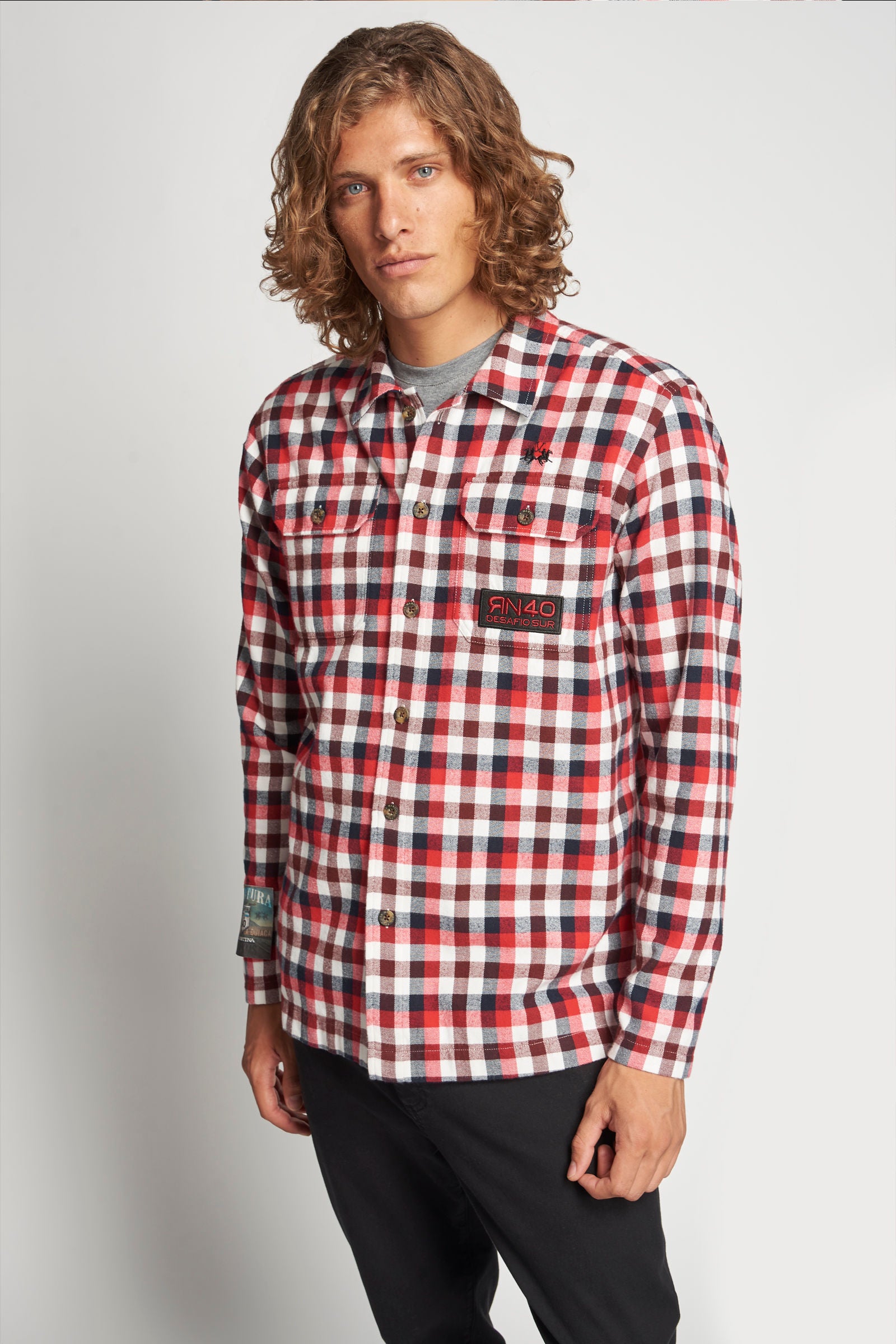 Chequered cotton shirt