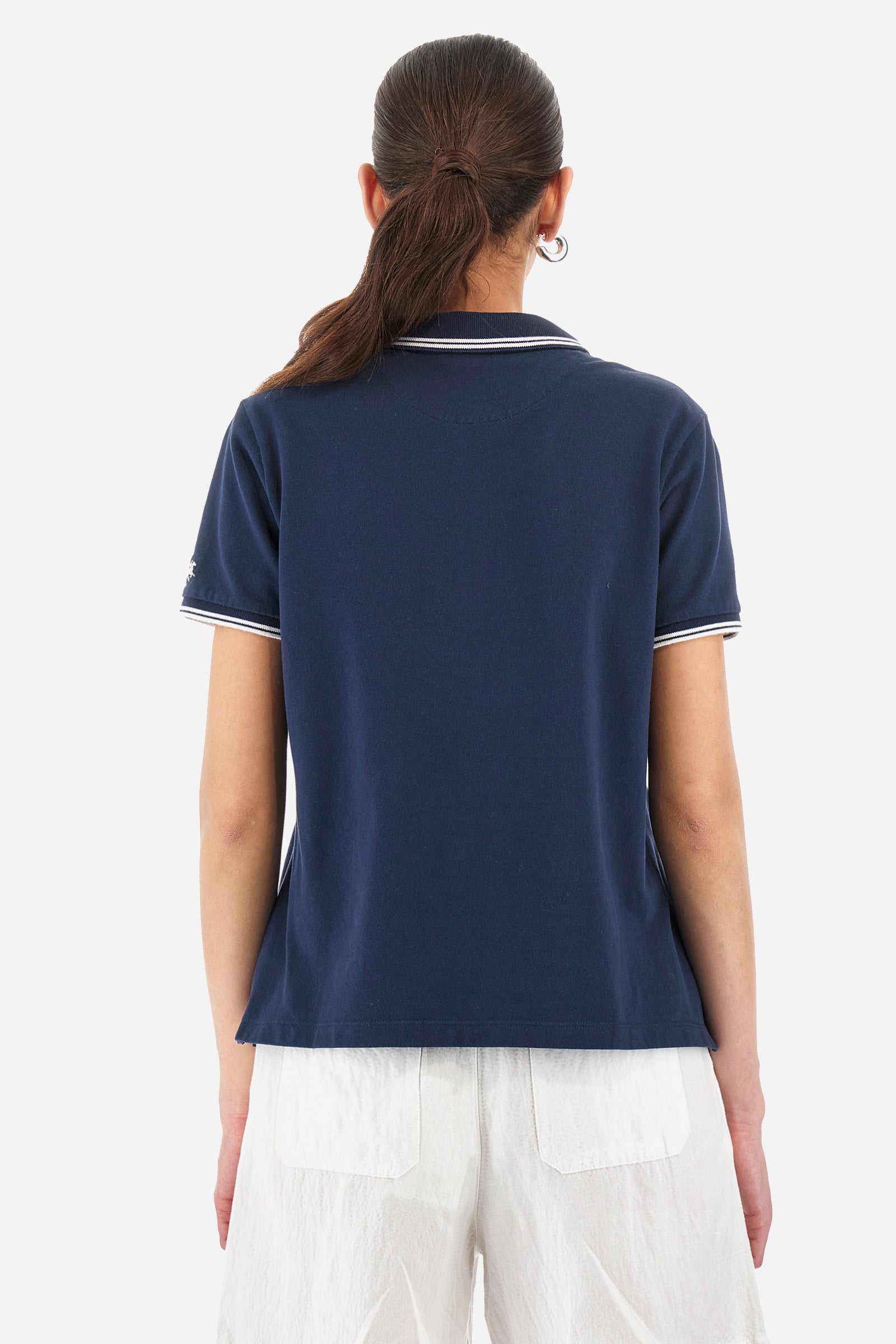 Poloshirt aus Stretch-Baumwolle Regular Fit – Yating