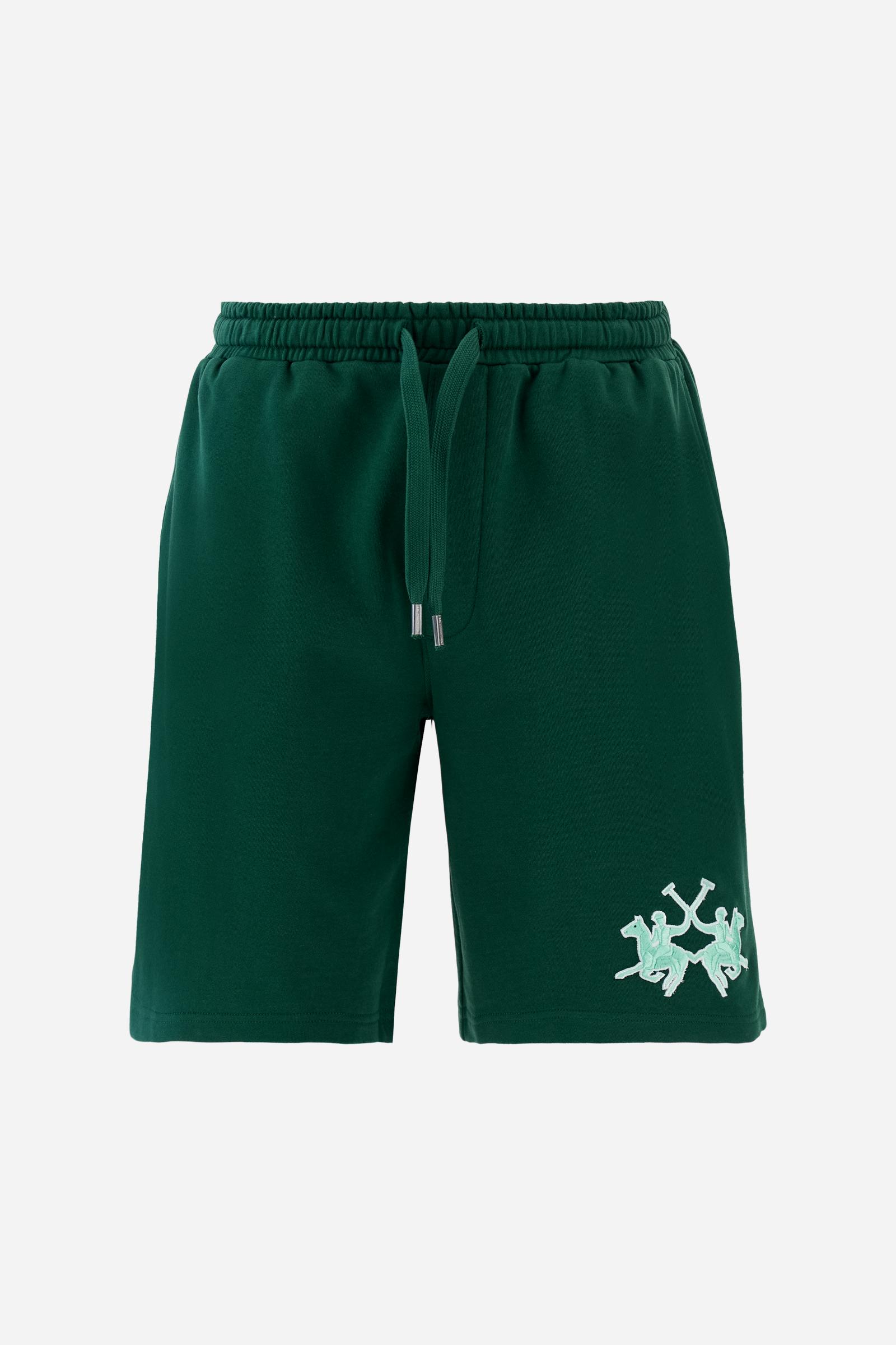 Bermuda homme en molleton de coton avec maxi logo - Remi