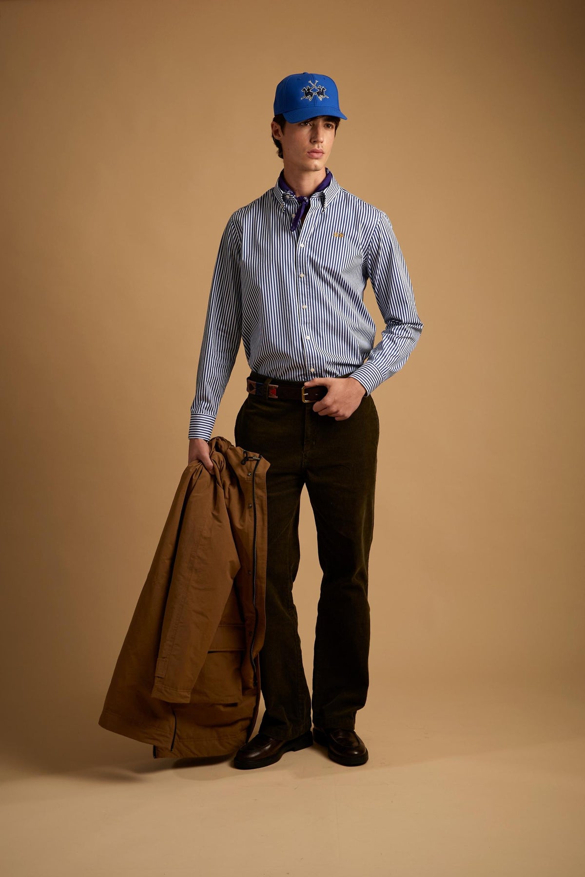 Camicia uomo in popeline rigato - Rodolfo