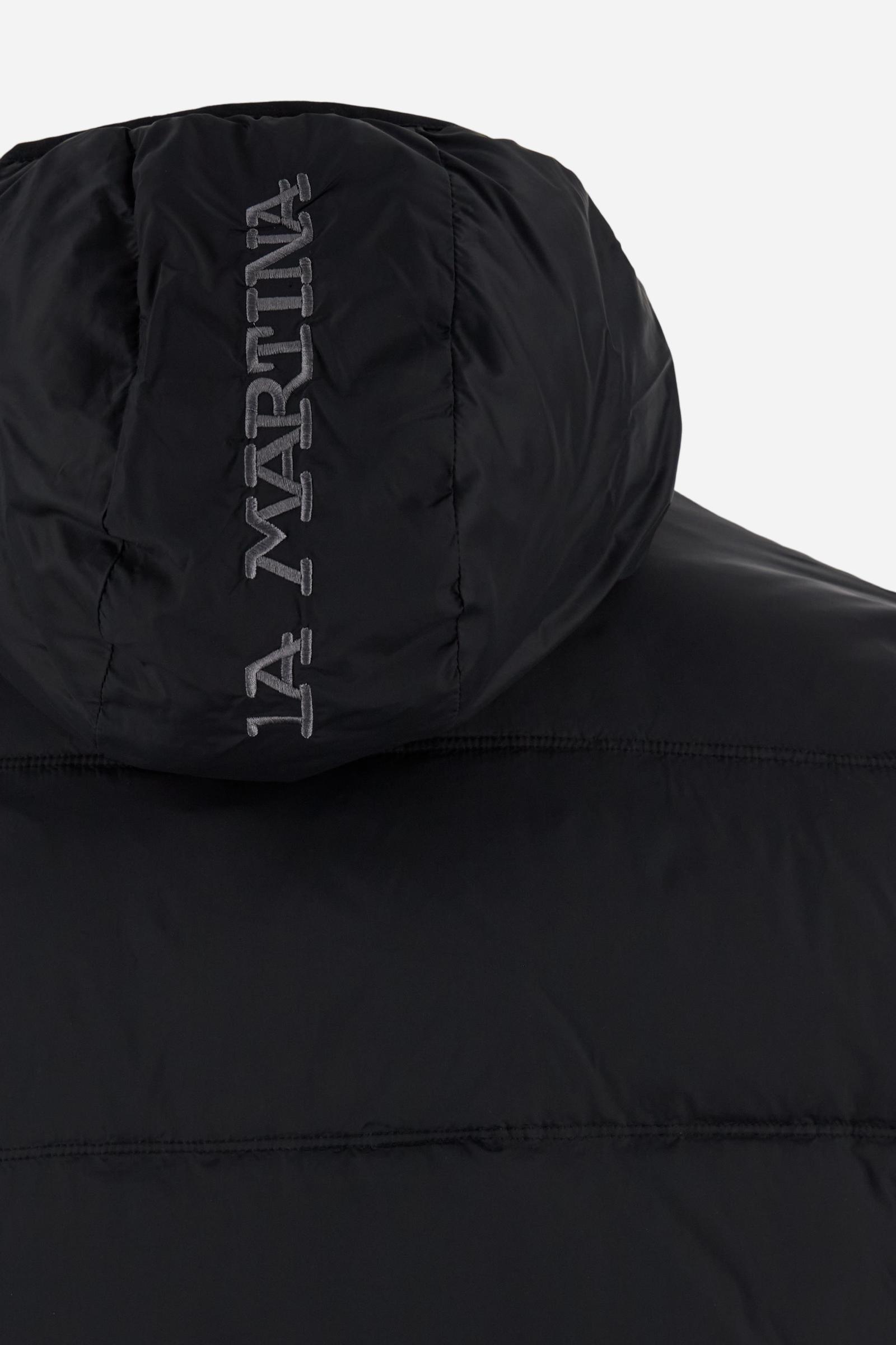 Men’s nylon down jacket with feather padding - Bertrand