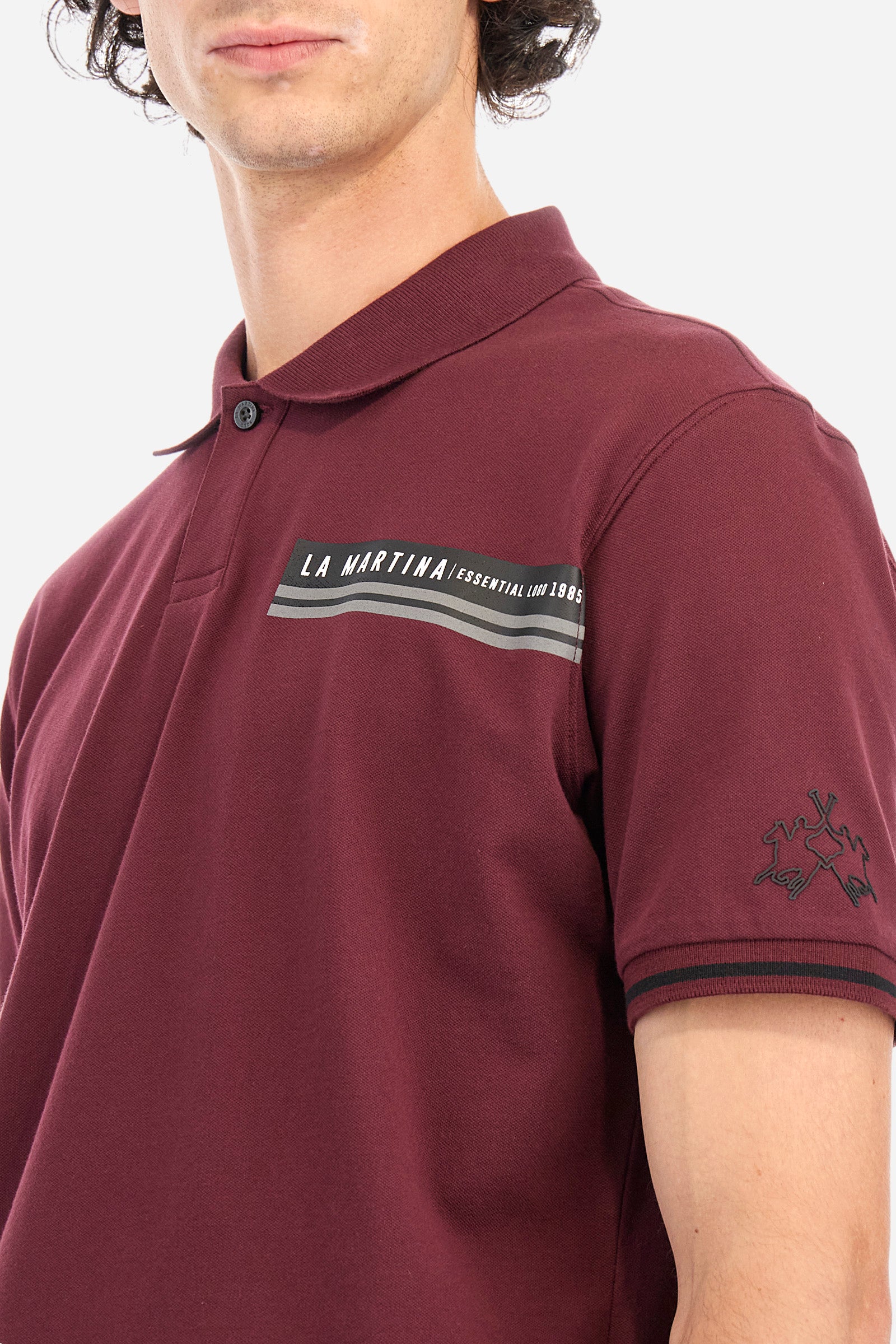 Poloshirt aus Stretch-Baumwolle, Regular Fit – Zaccariah