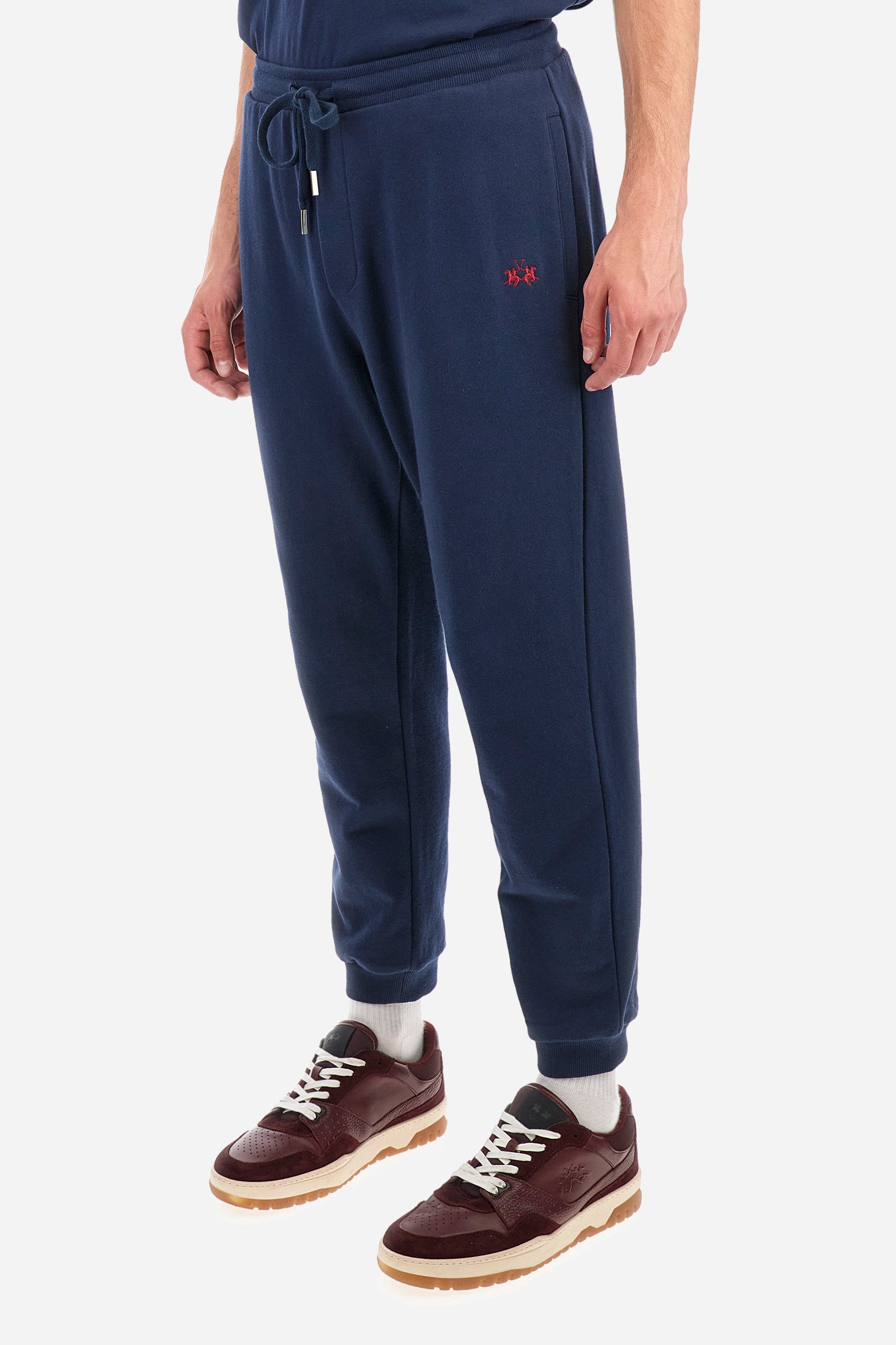 Regular fit cotton jogging bottoms - Zakai