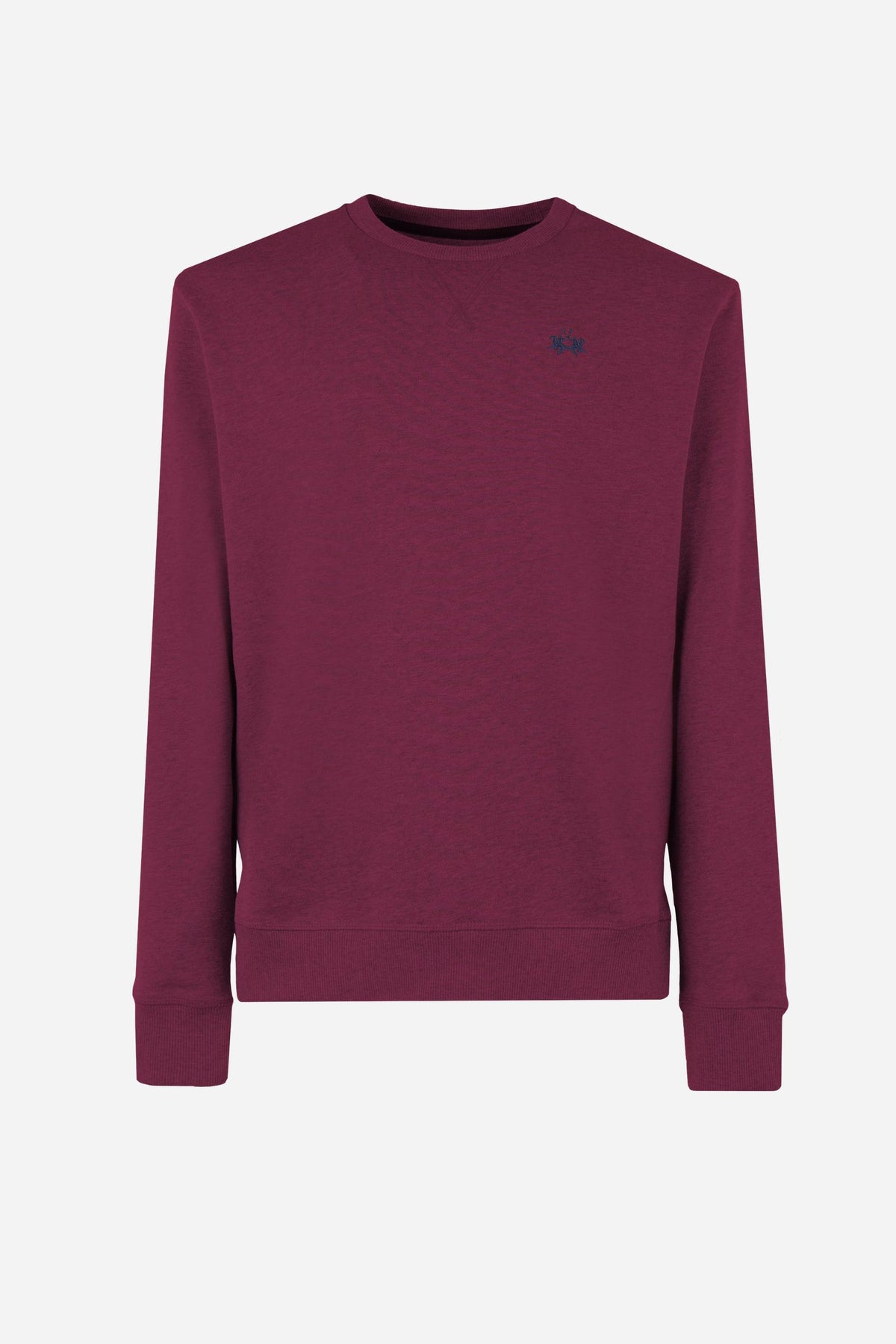 Herren Rundhals-Sweatshirt aus angerauter Baumwolle - Donato