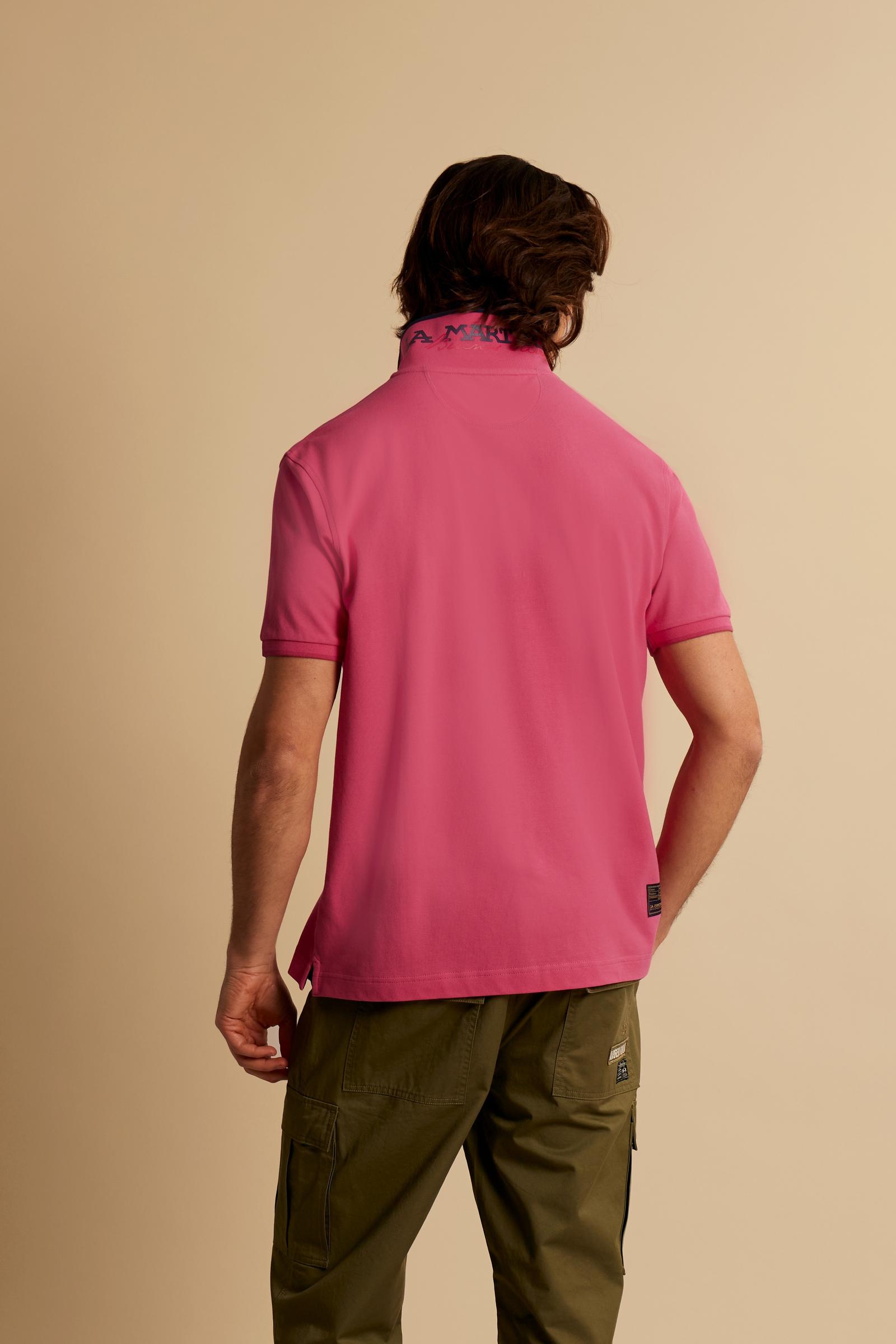 Men’s regular fit stretch piqué polo shirt Essential – Russell