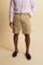 Men’s cargo Bermuda shorts in cotton twill with applied side pockets. Regular, comfortable fit finished with a distinctive “Black Label” tag. - Humus                                                                                                                                                                                                                                                                                                                                                                           