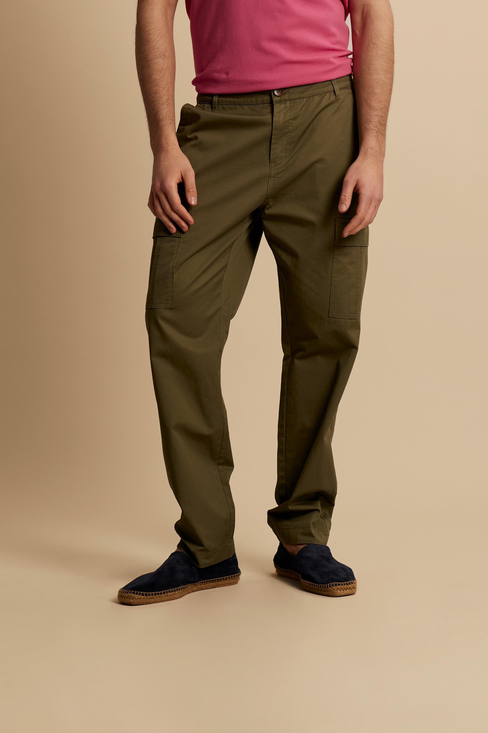 Men's cargo trousers in twill Black Label Edition - Caìn – La Martina