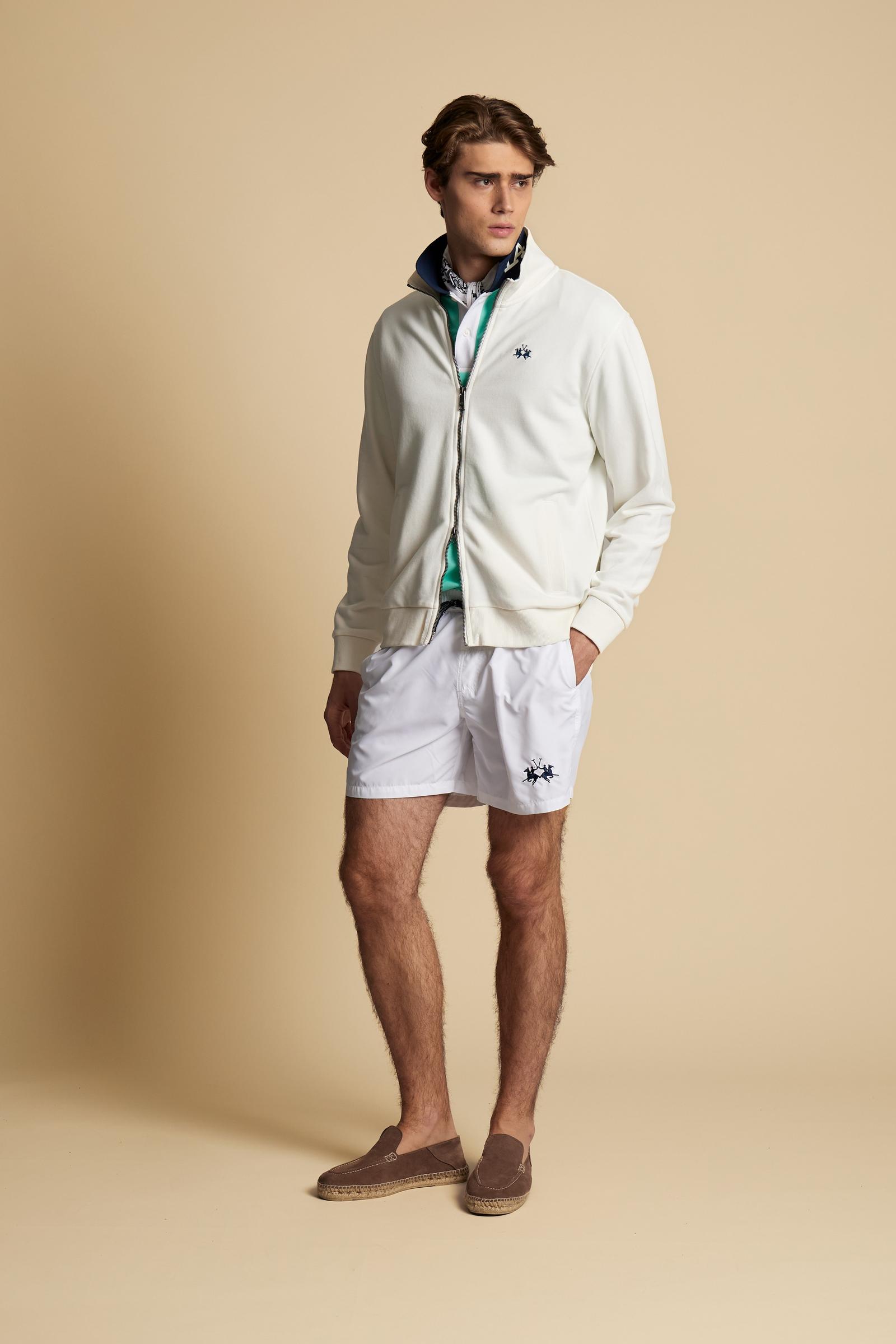 Men’s full zip cotton French Terry sweatshirt – Caden