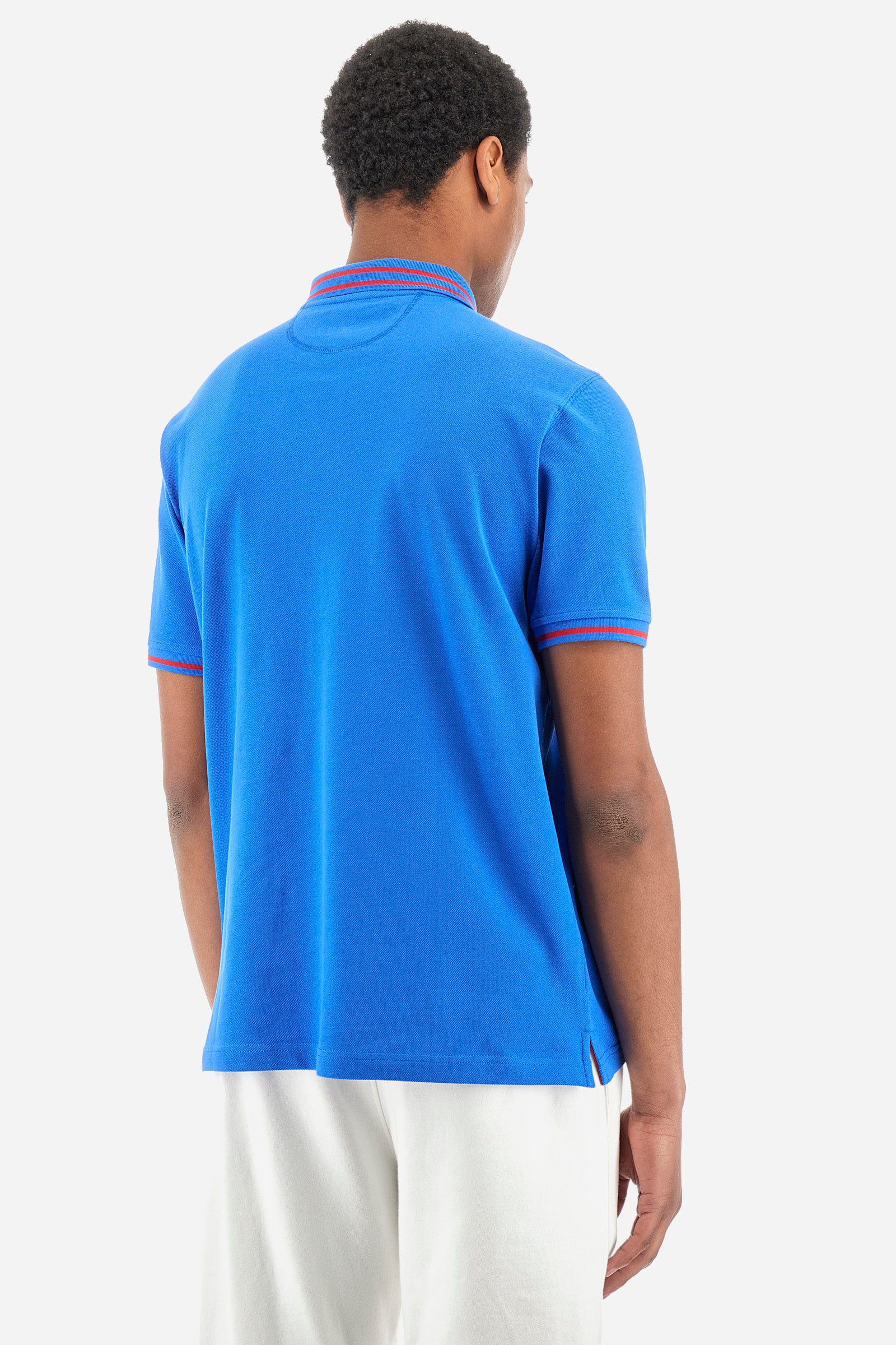 Regular-fit cotton polo shirt - Yehudah