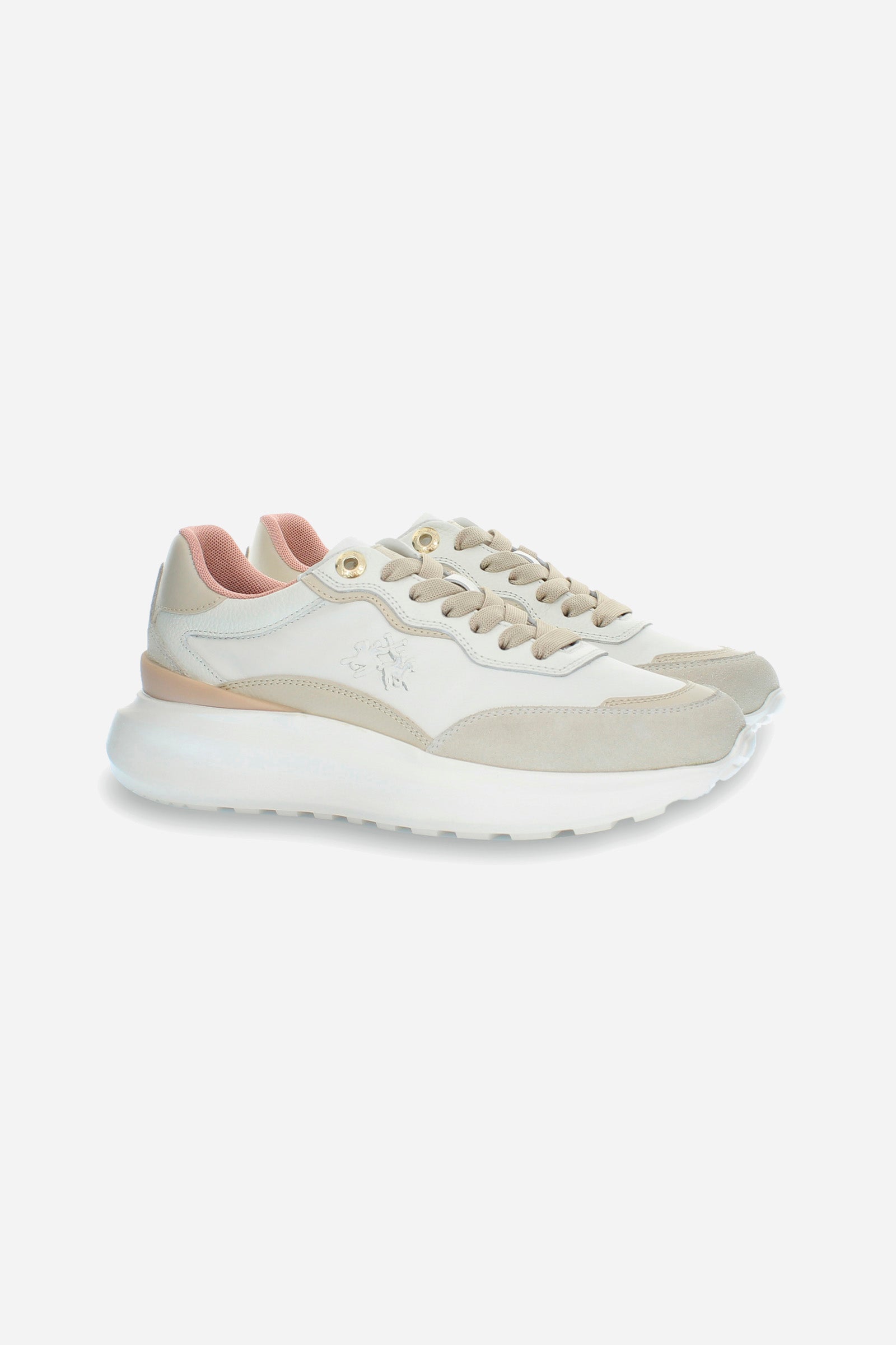 Women's trainer in nappa leather