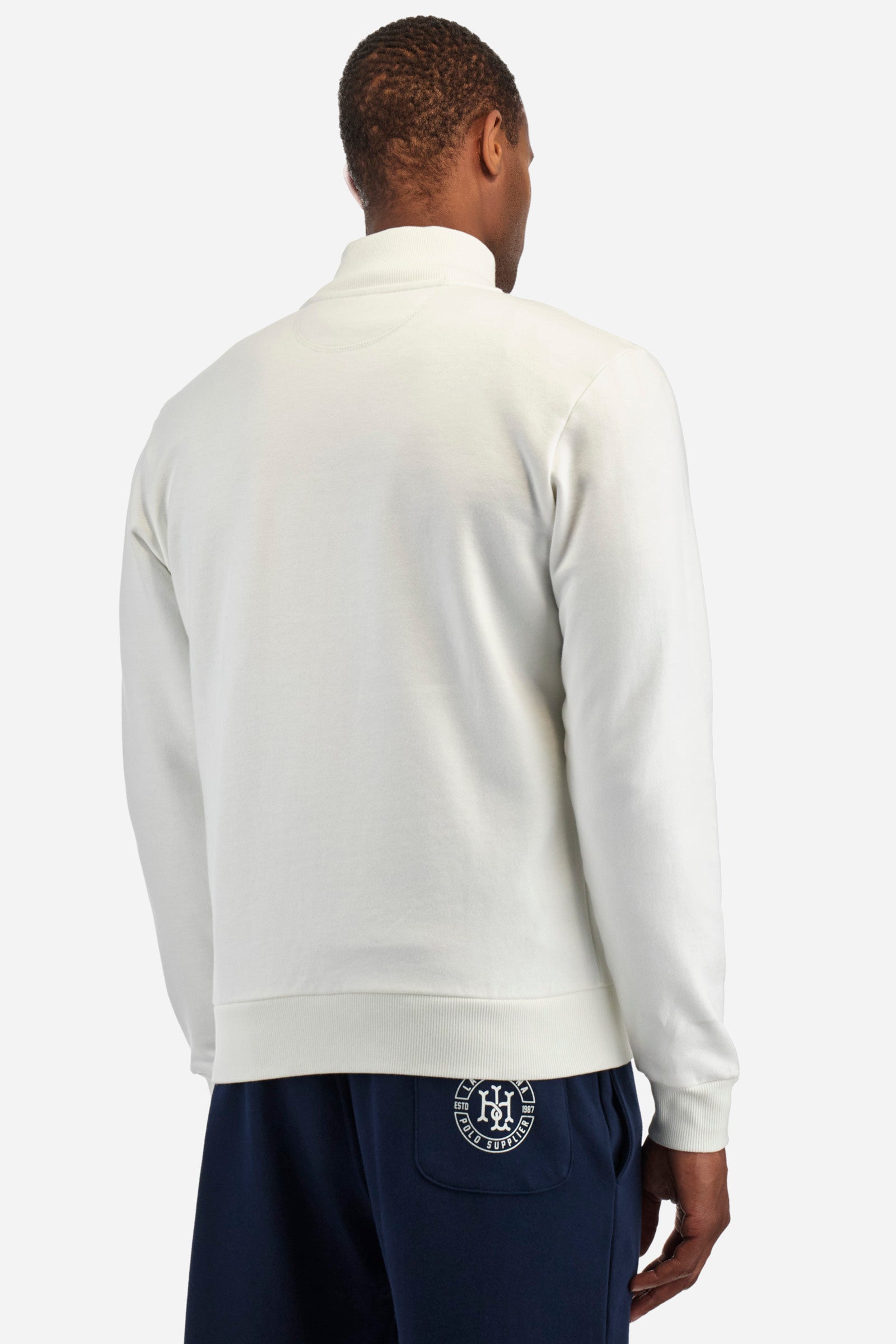 Regular fit cotton sweatshirt - Zahid