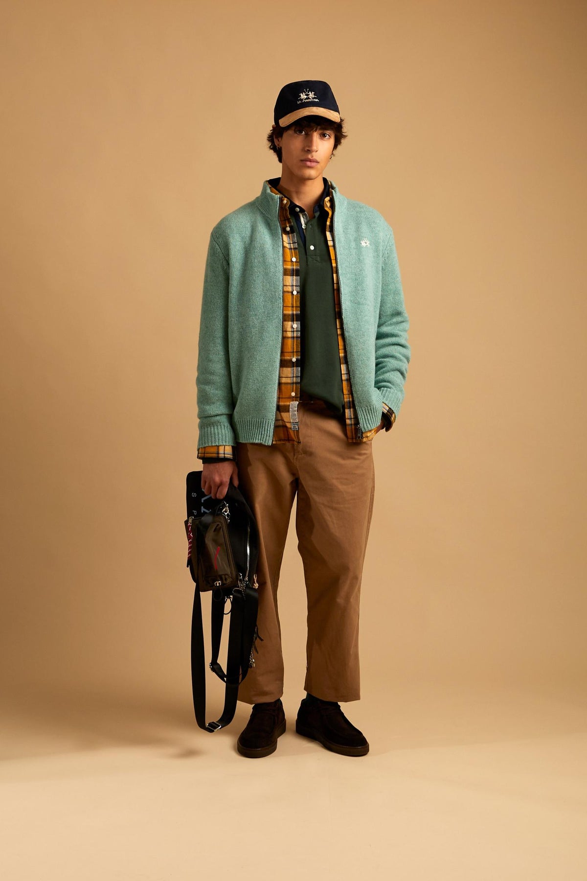 Pull homme à fermeture éclair intégrale en laine mérinos - Ero