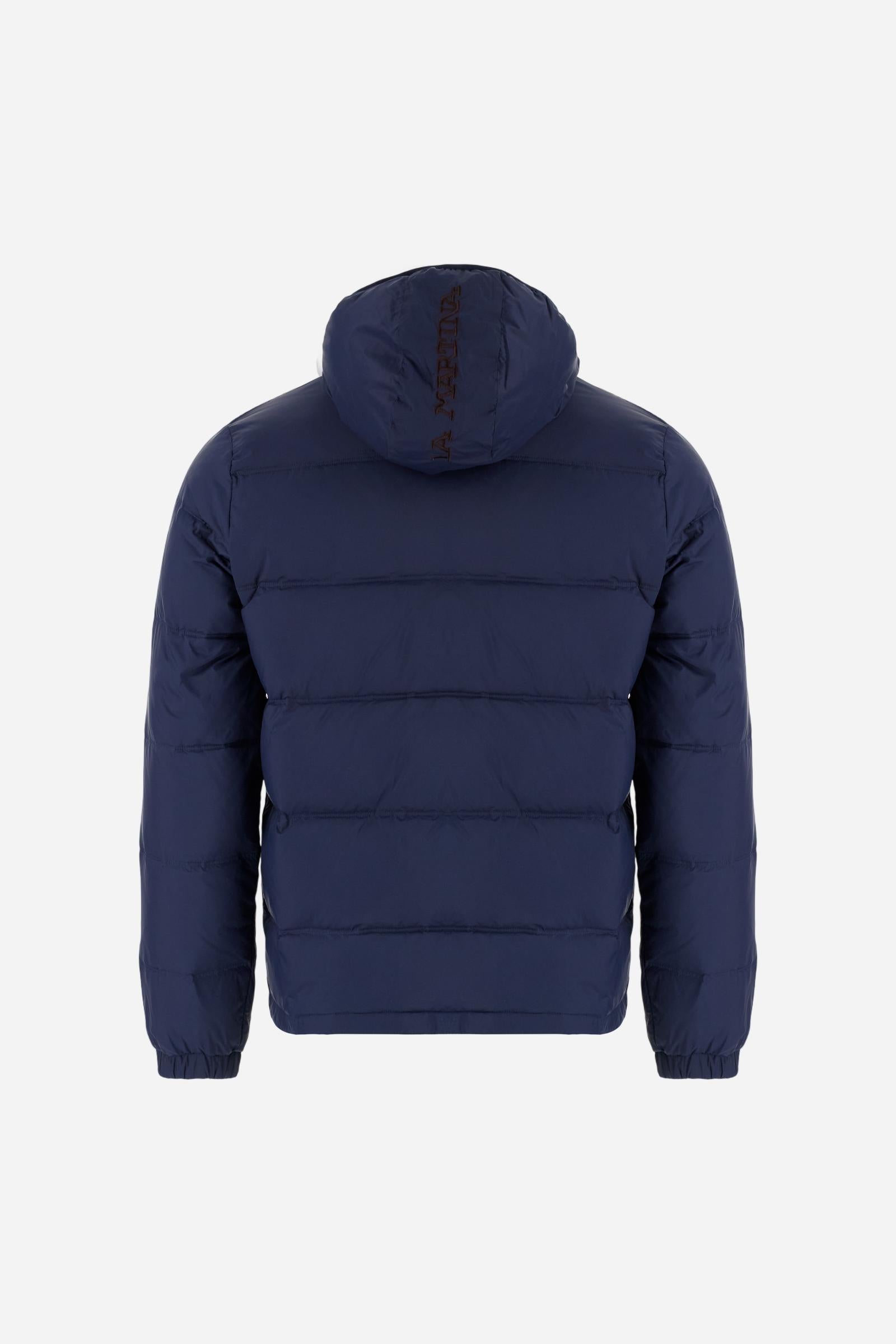 Men’s nylon down jacket with feather padding - Bertrand