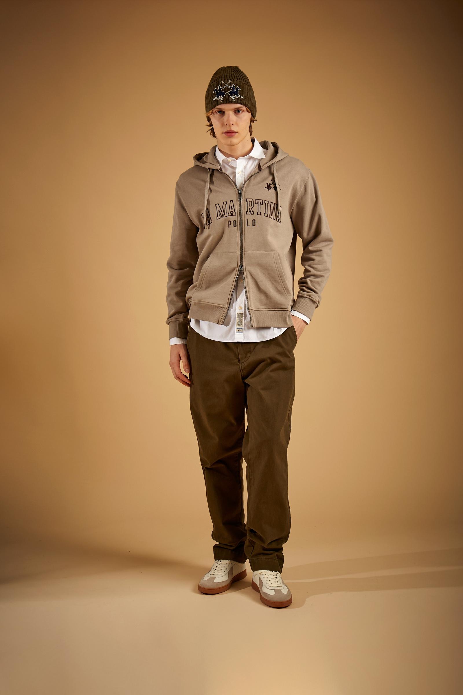Herren-Kapuzenpullover aus Baumwolle La Martina Polo - Danio