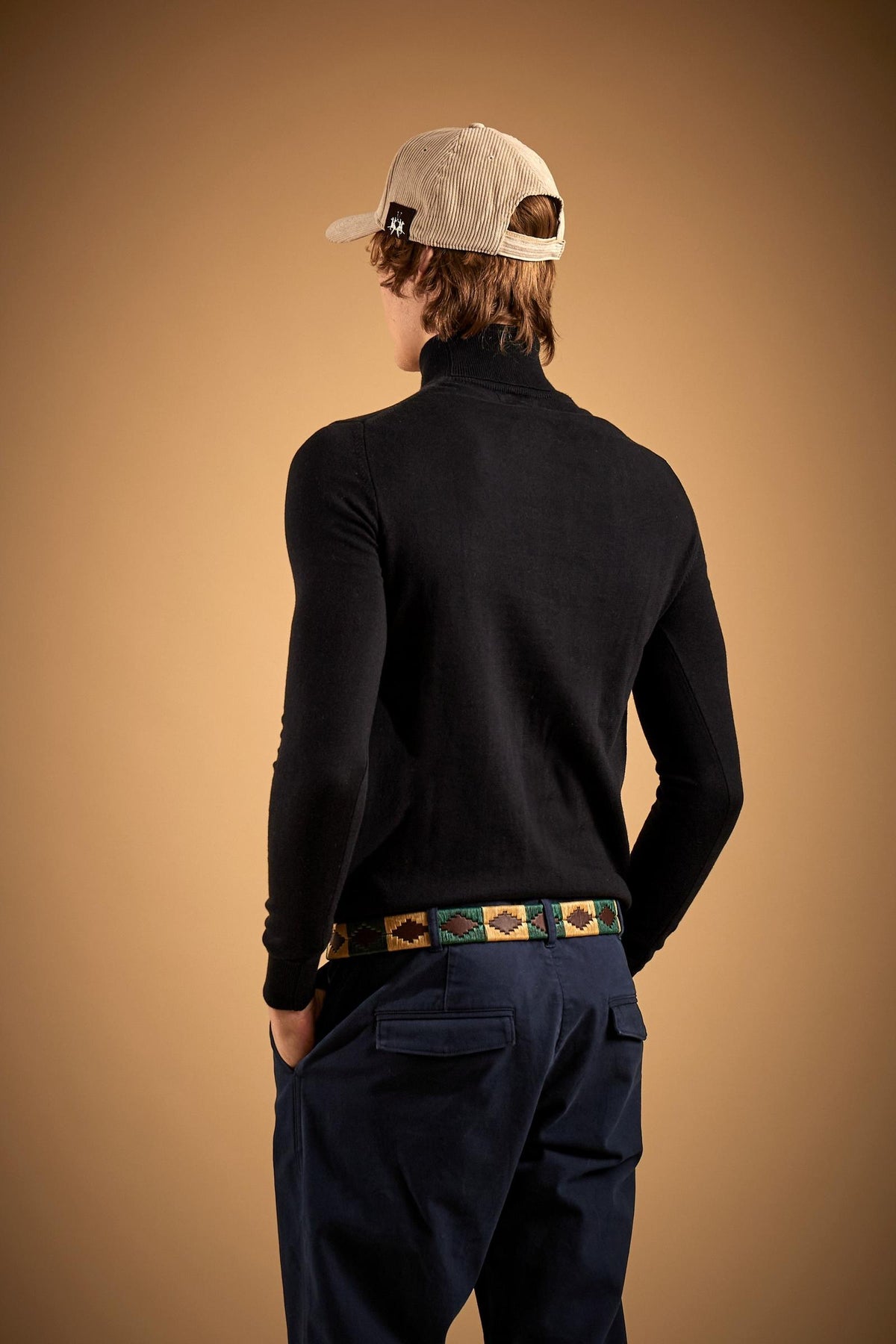 Jersey de hombre cuello alto algodón y lana - Esquilo