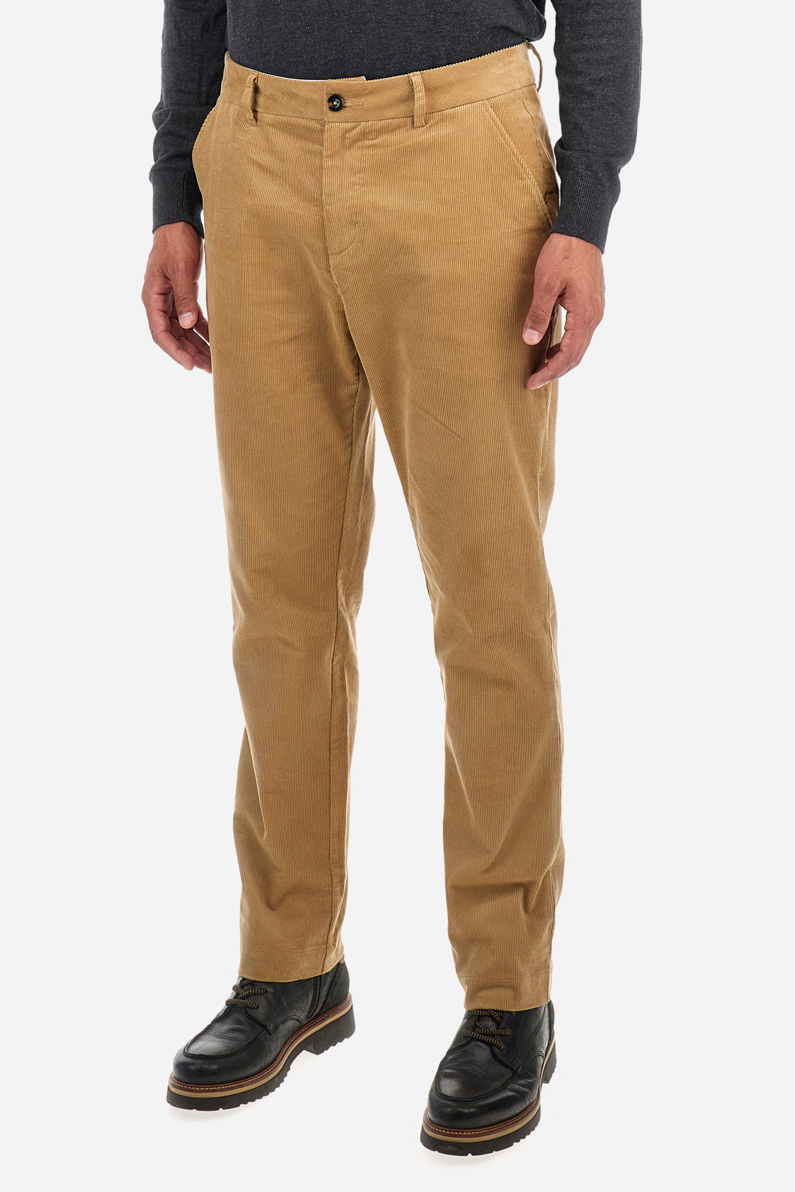 Pantalón chino de corte recto en algodón - Zelino