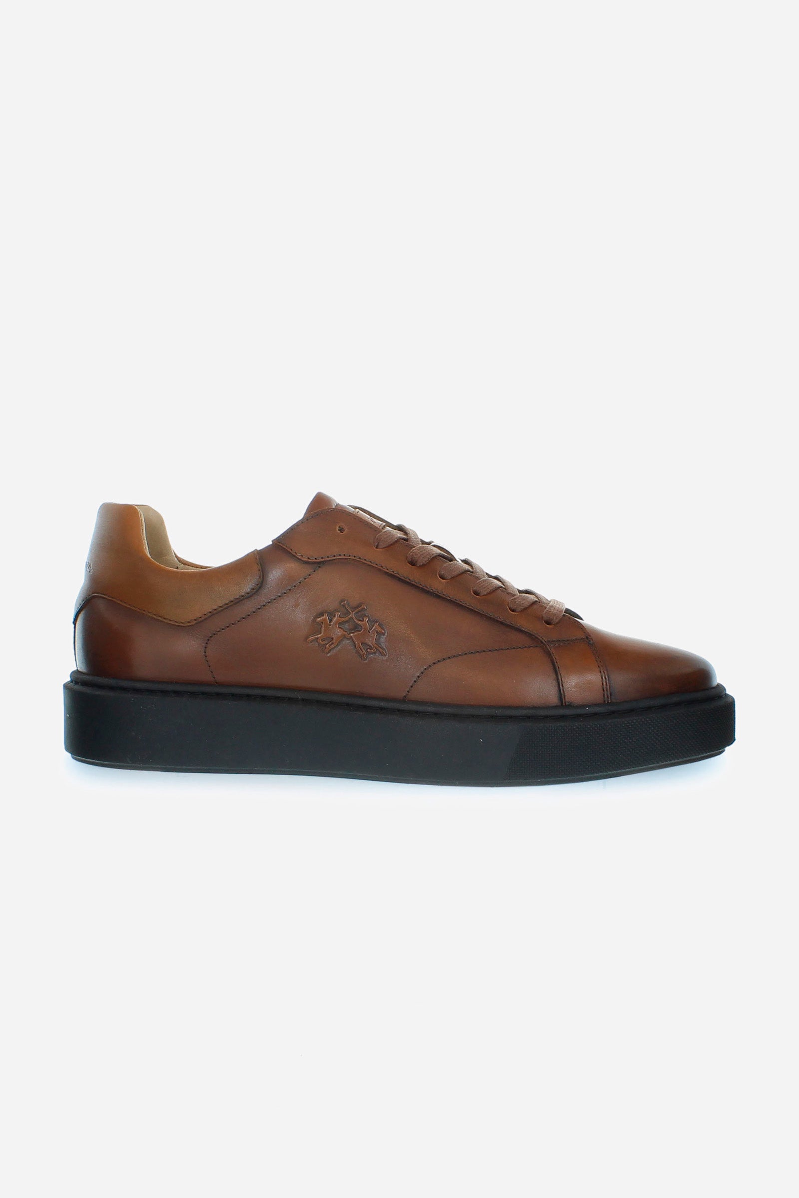 Men leather vegetable calfskin sneakers