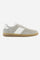 Tennis-inspired sneakers with retro style, suede upper, leather side band, and handcrafted details. Perfect for those seeking heritage and Italian quality. - Beige                                                                                                                                                                                                                                                                                                                                                             