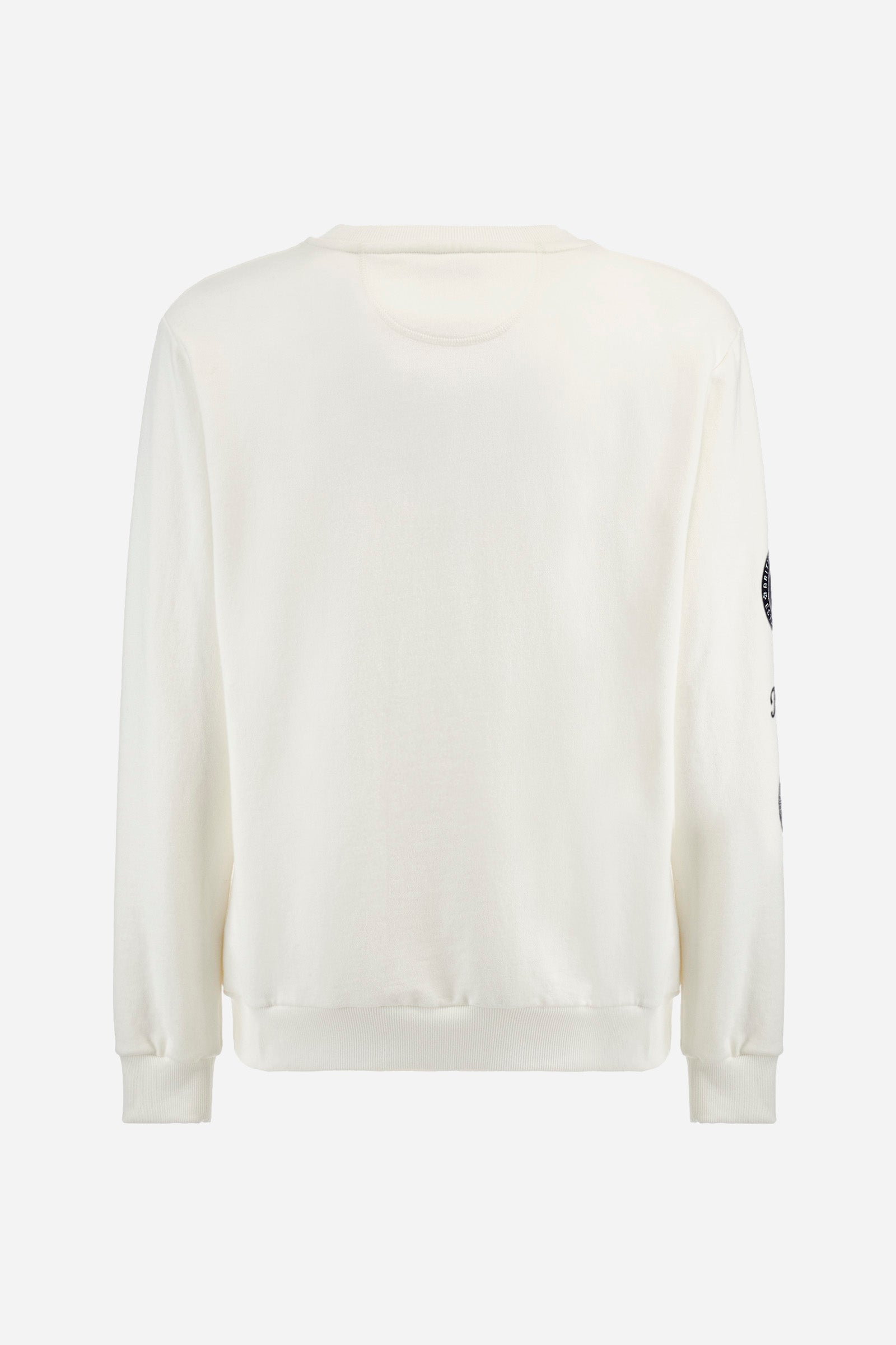 Regular fit cotton sweatshirt - Zahour