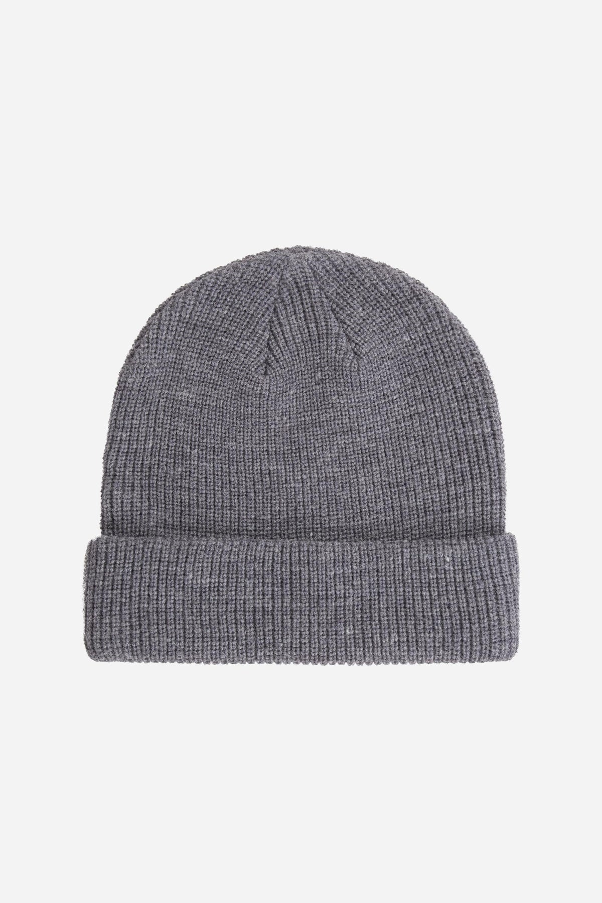 Men's wool blend beanie with cuff - Ethel