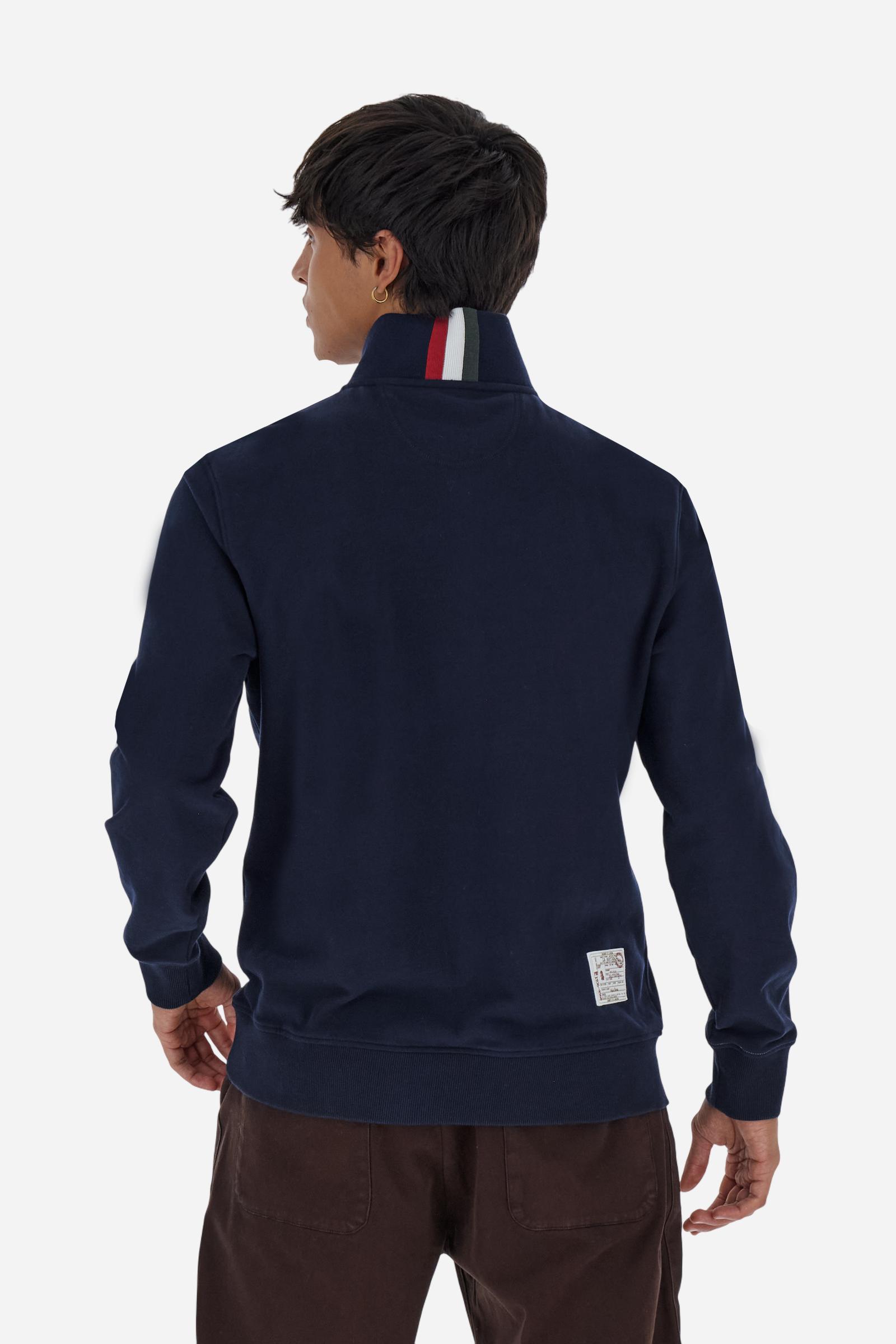Sweat homme col montant zippé - Boris