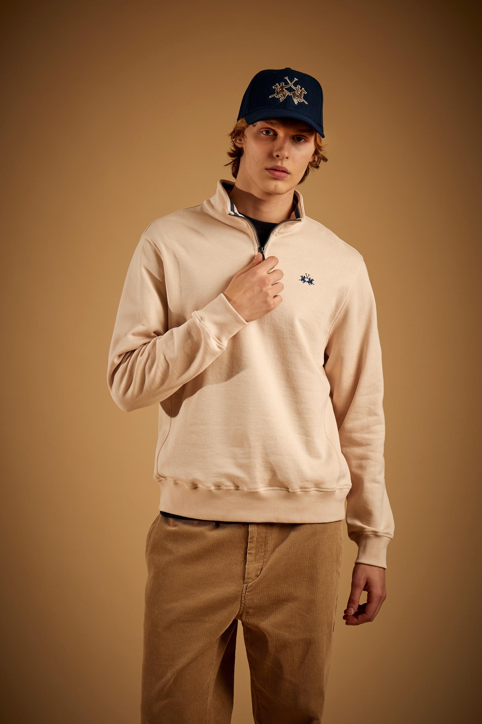 Sweatshirt homme demi-zip en French Terry - Damian