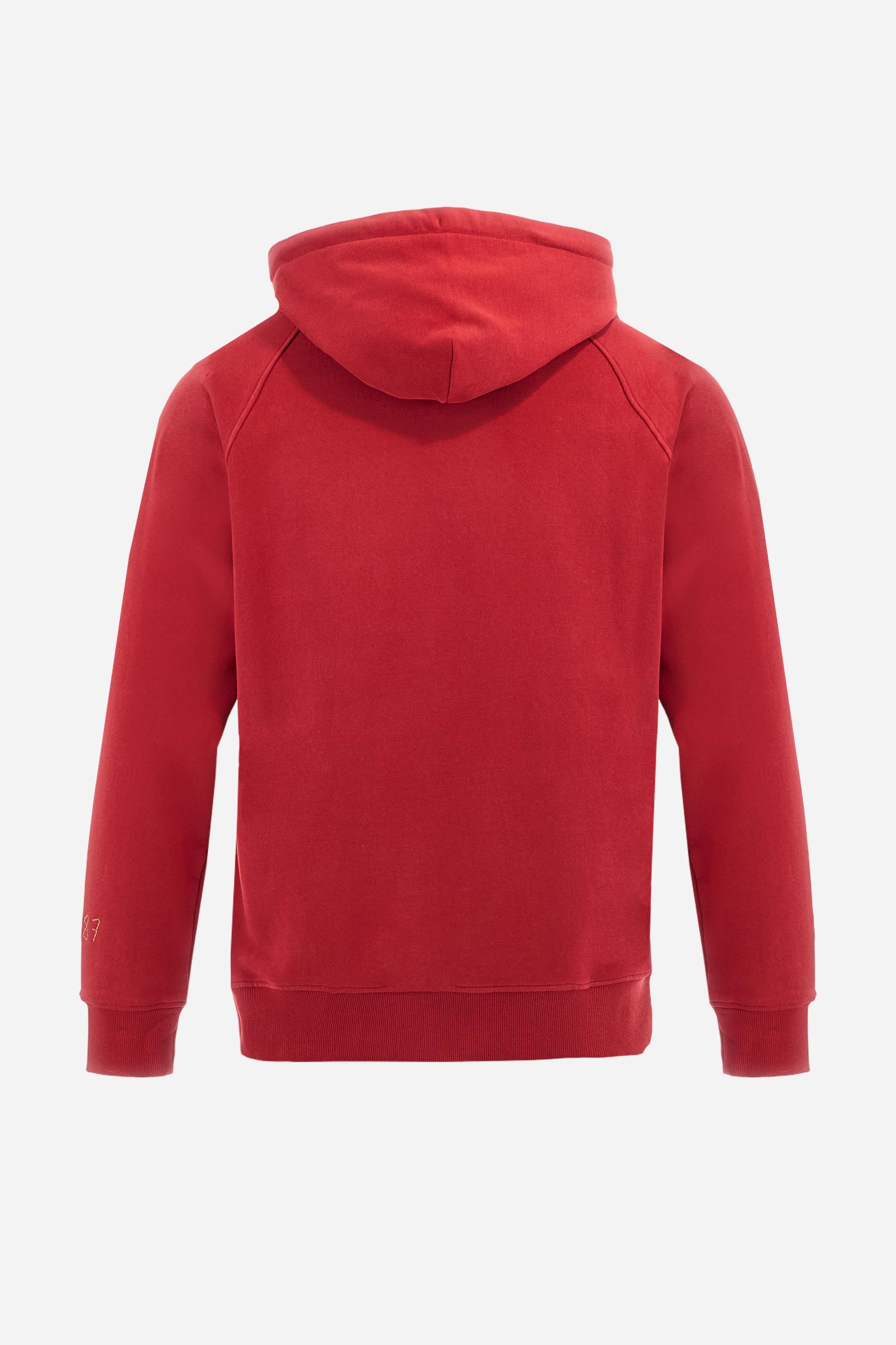 Hoodie in french terry - Buck