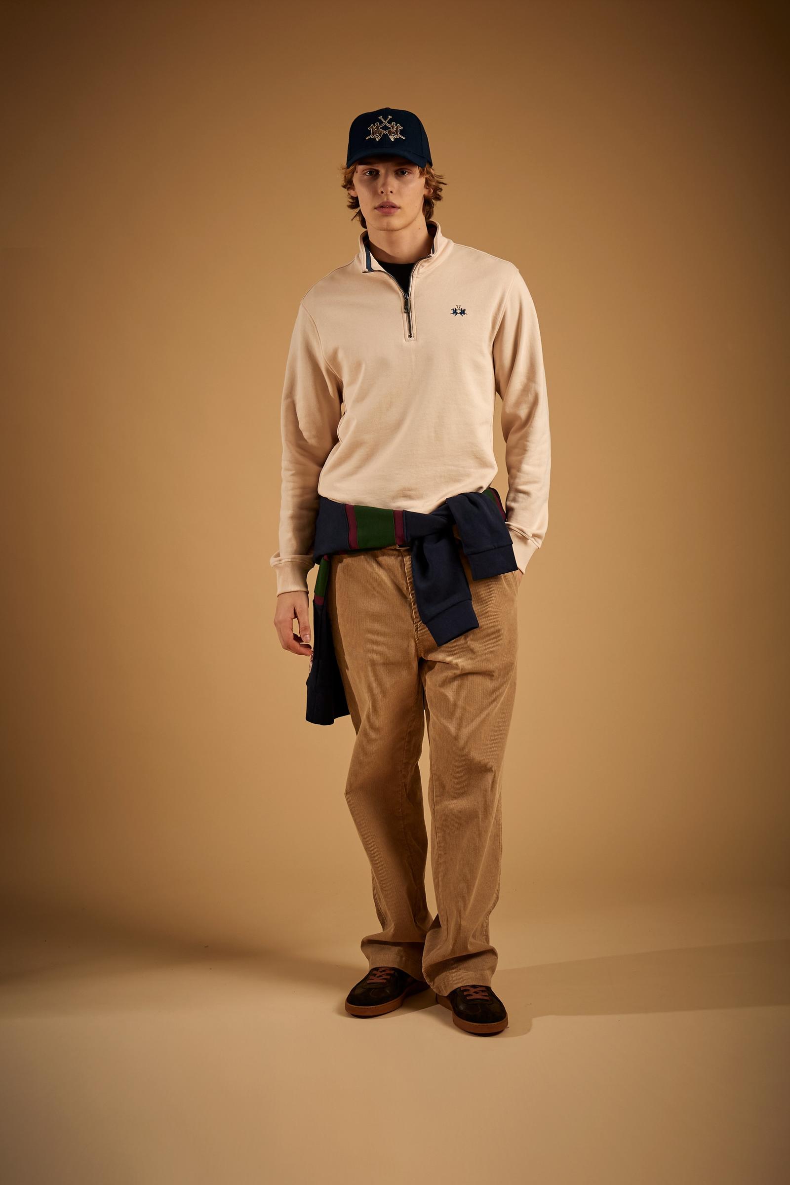 Sweatshirt homme demi-zip en French Terry - Damian
