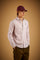 Men's regular fit striped oxford cotton shirt - Innocent