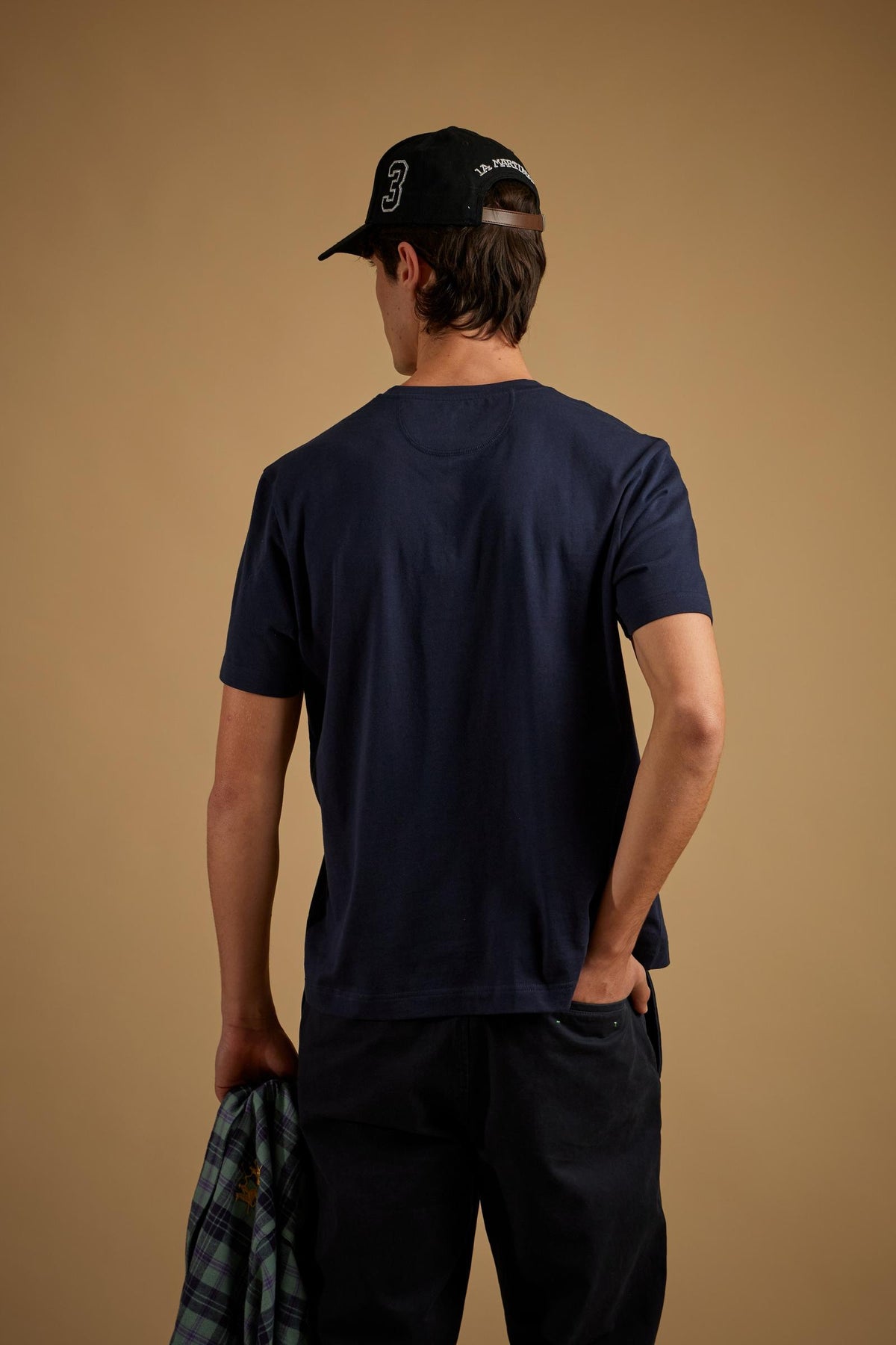 Men's short sleeve V-neck T-shirt regular fit - Diego